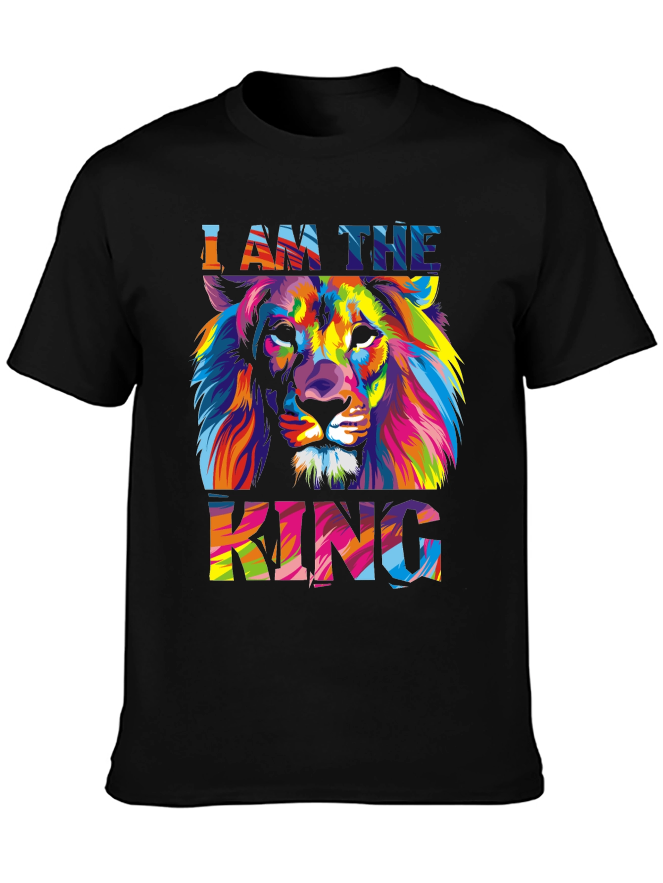 Lion King Graphic Print Mens T-Shirt