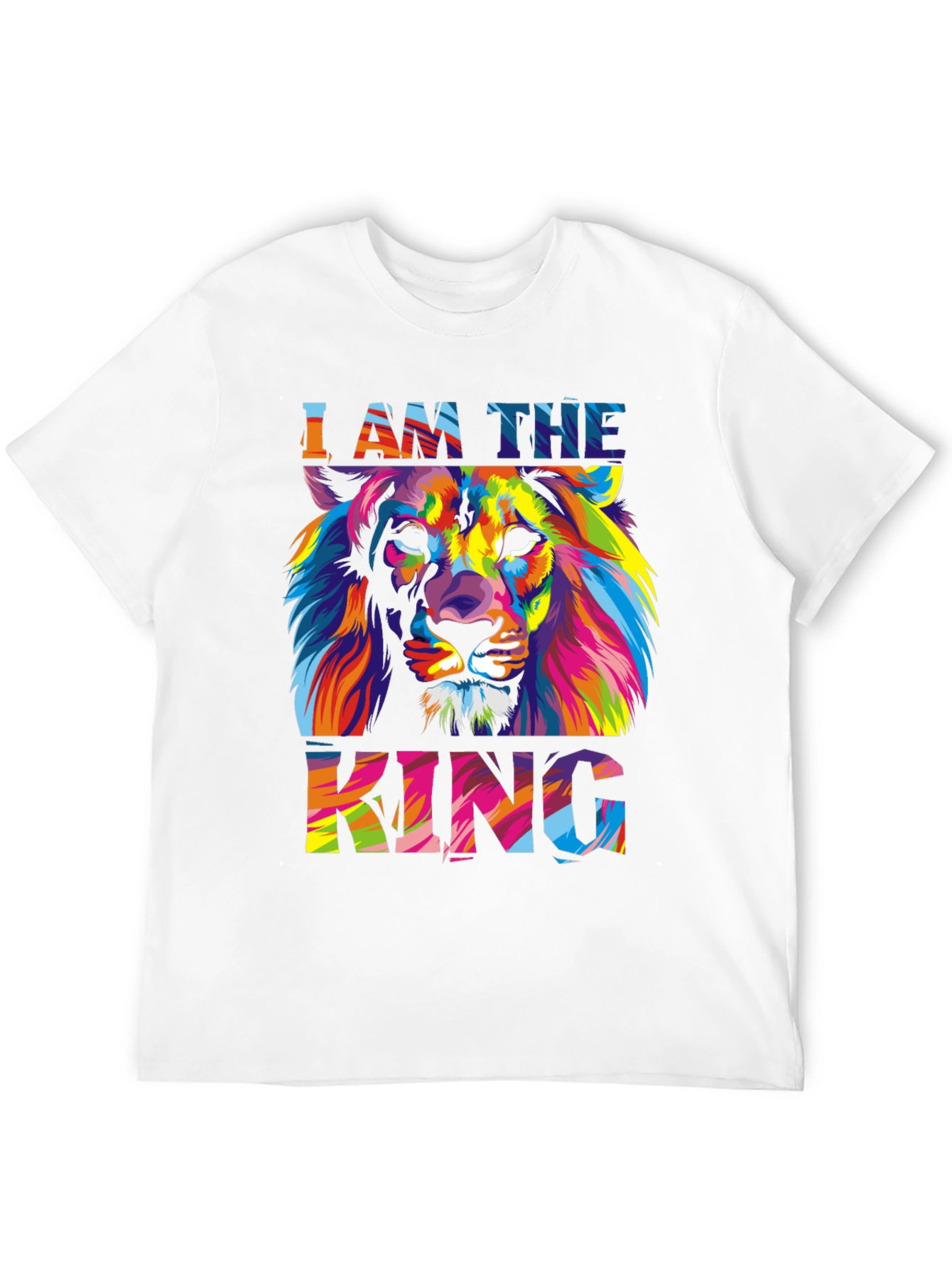 Lion King Graphic Print Mens T-Shirt