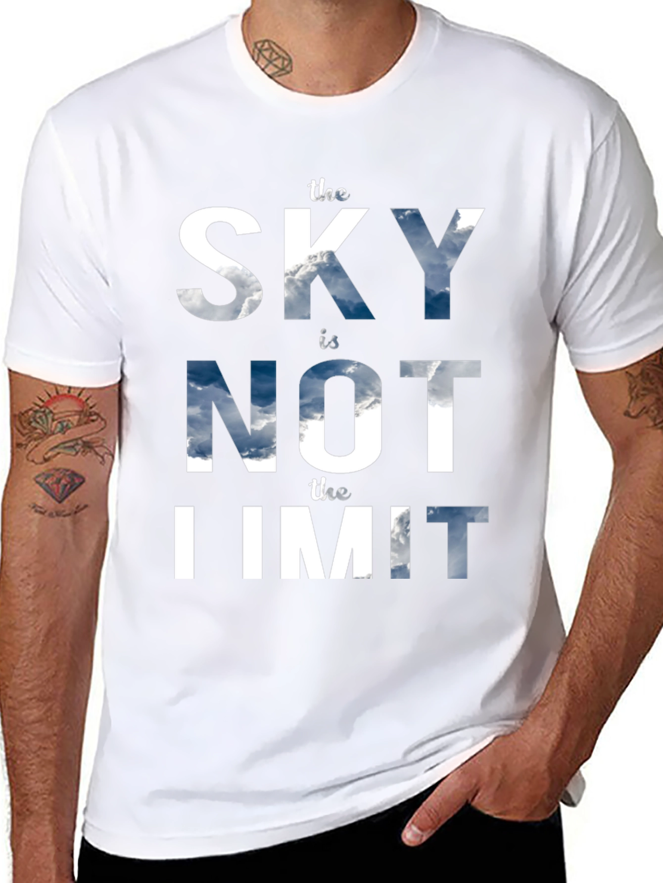 Sky is Not the Limit Graphic T-Shirt