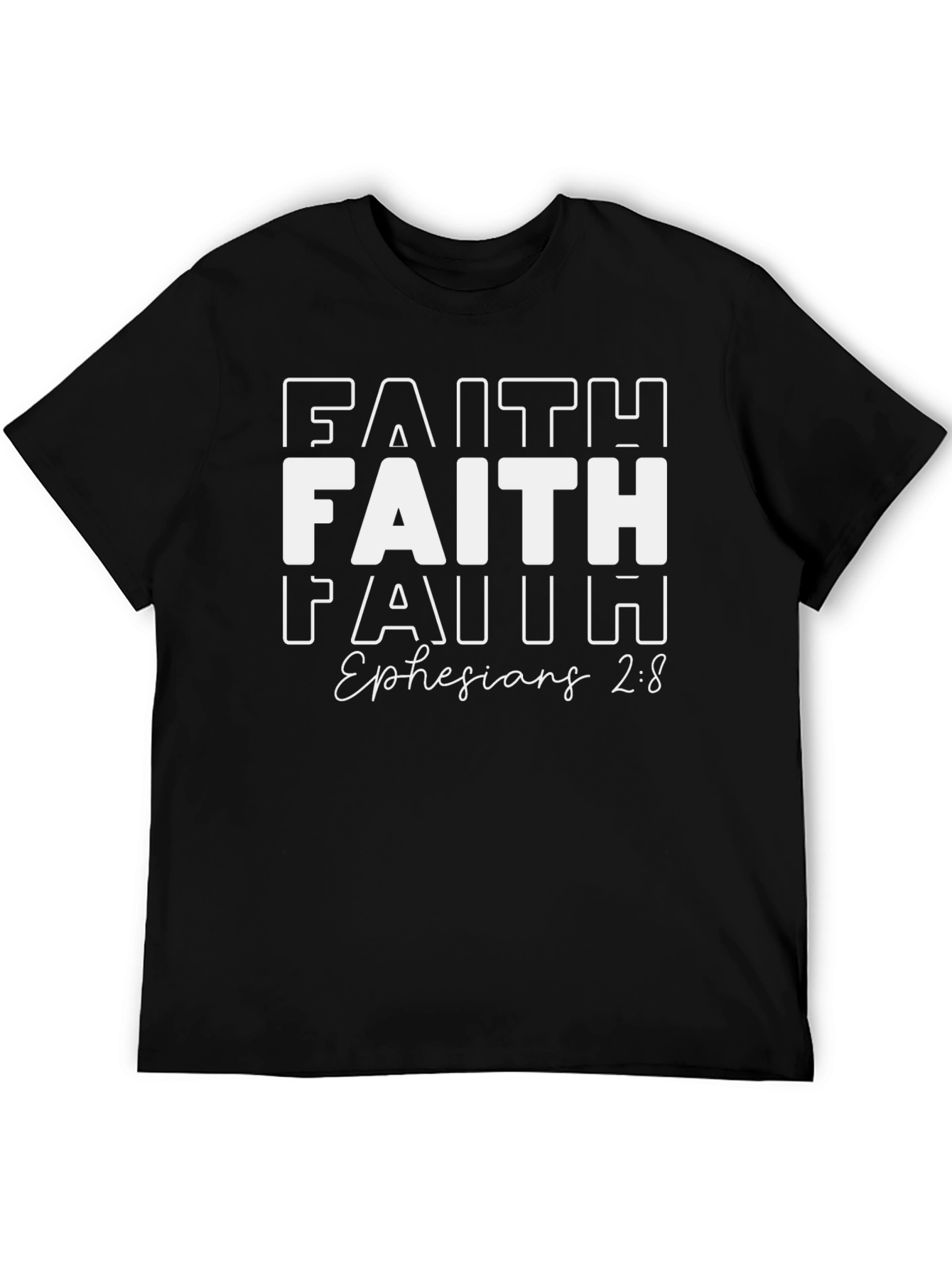 Faith Ephesians 2:8 T-Shirt - Christian Apparel