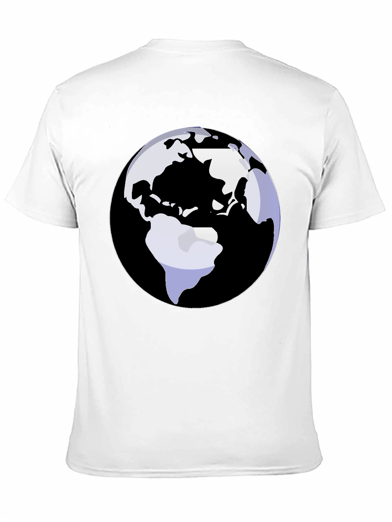 Earth Graphic Tee - Black Cotton Blend