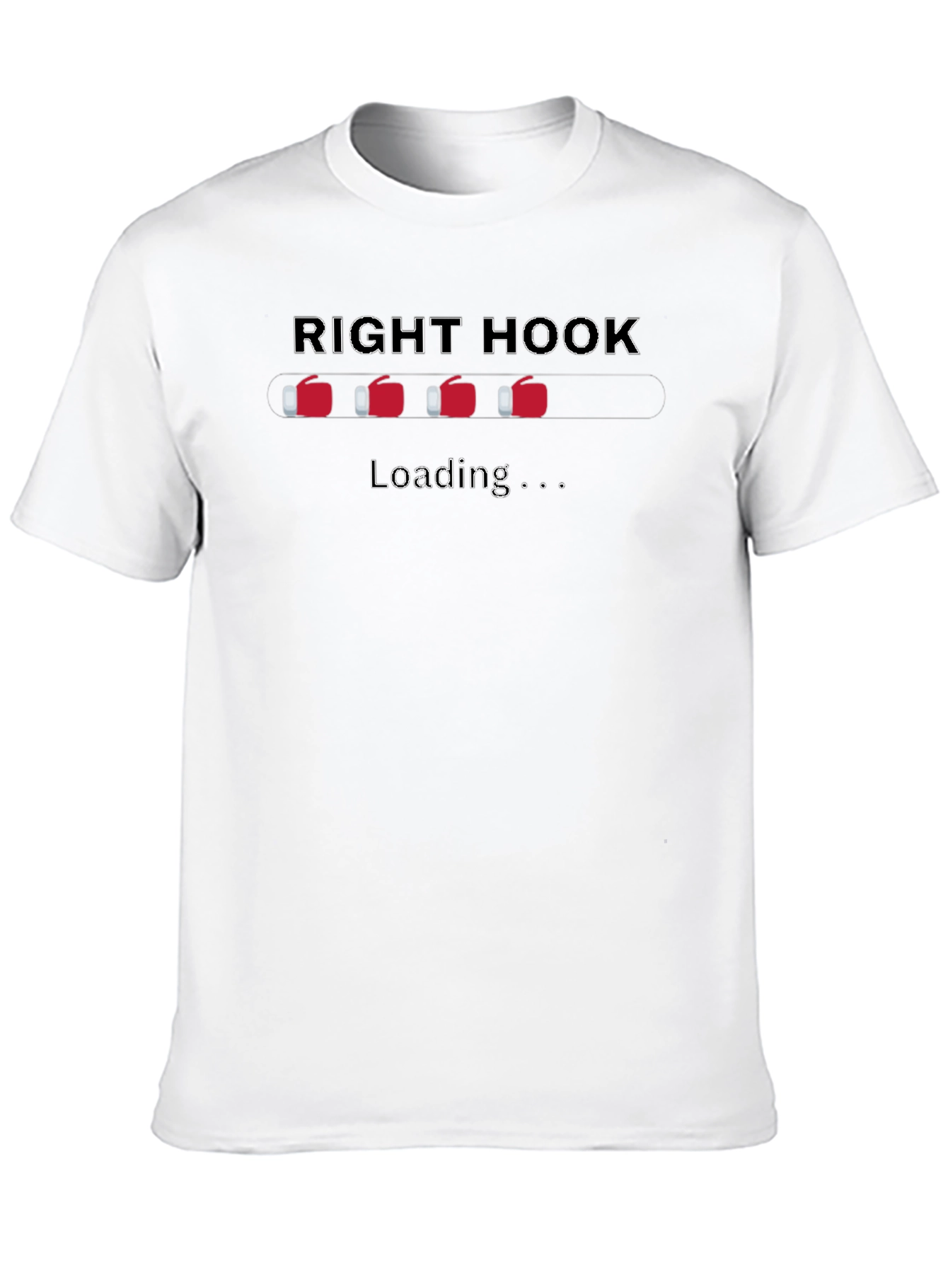 Right Hook Loading Black T-Shirt