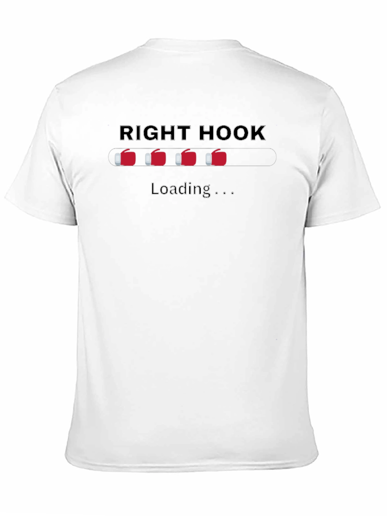Right Hook Loading Black T-Shirt