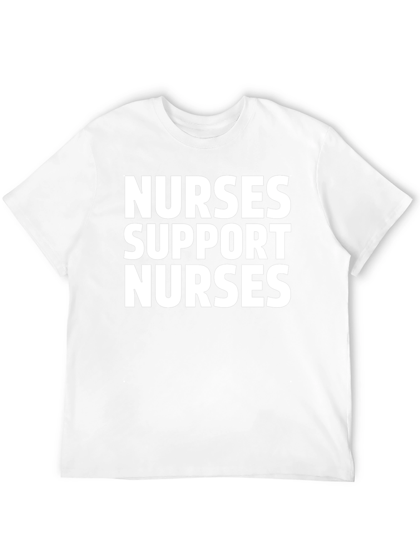 Nurses Support Nurses Black T-Shirt