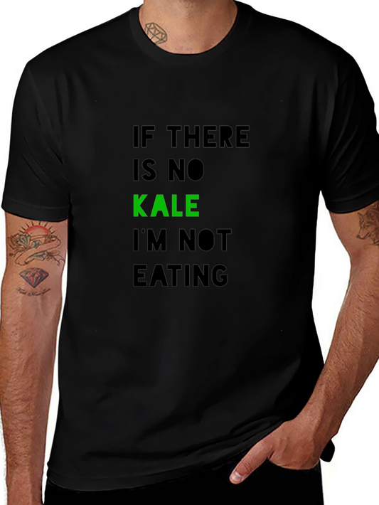 Kale Lover Black T-Shirt - Humorous Vegetarian Tee