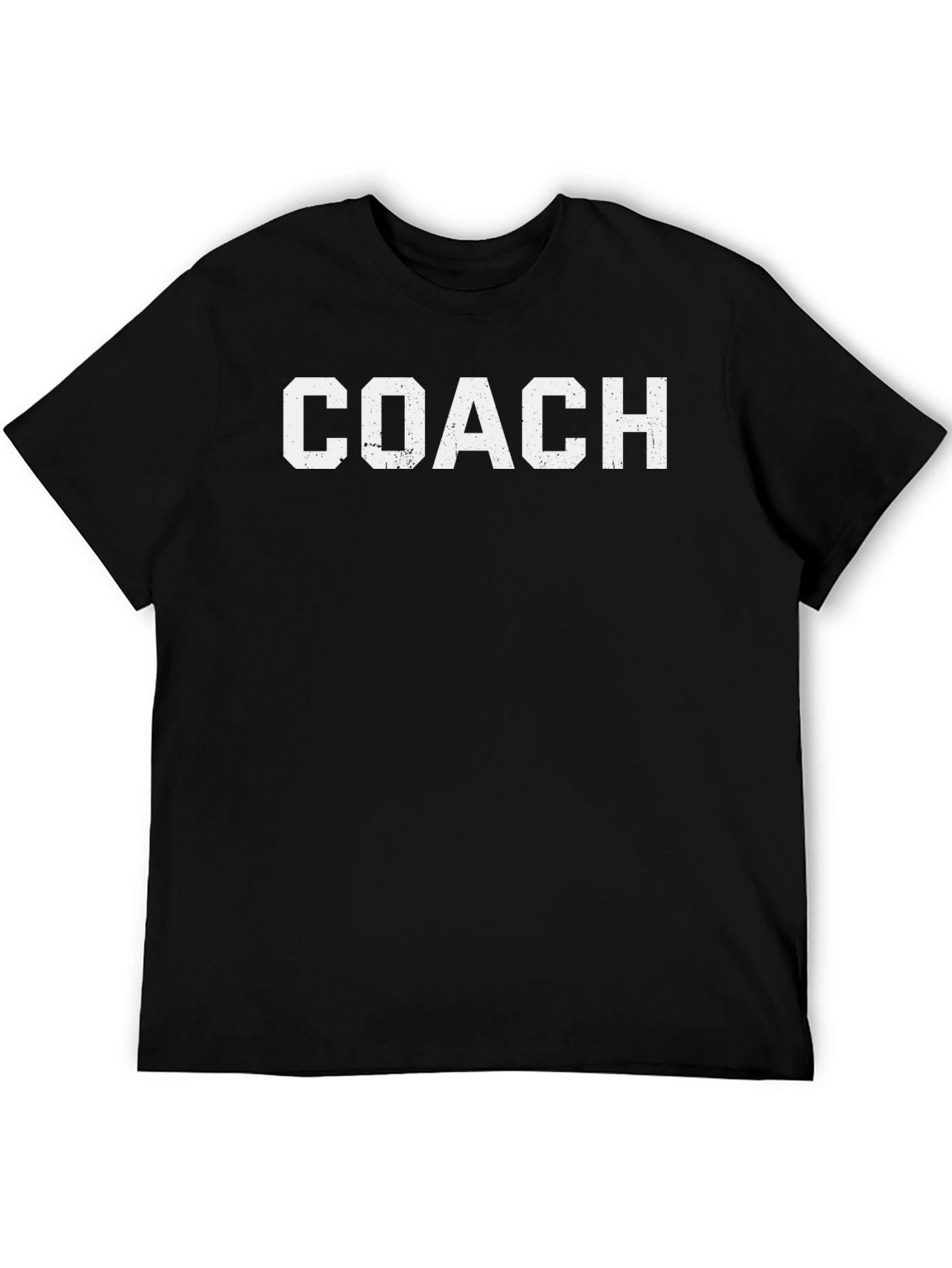 Coach Graphic Tee - Black Cotton T-Shirt