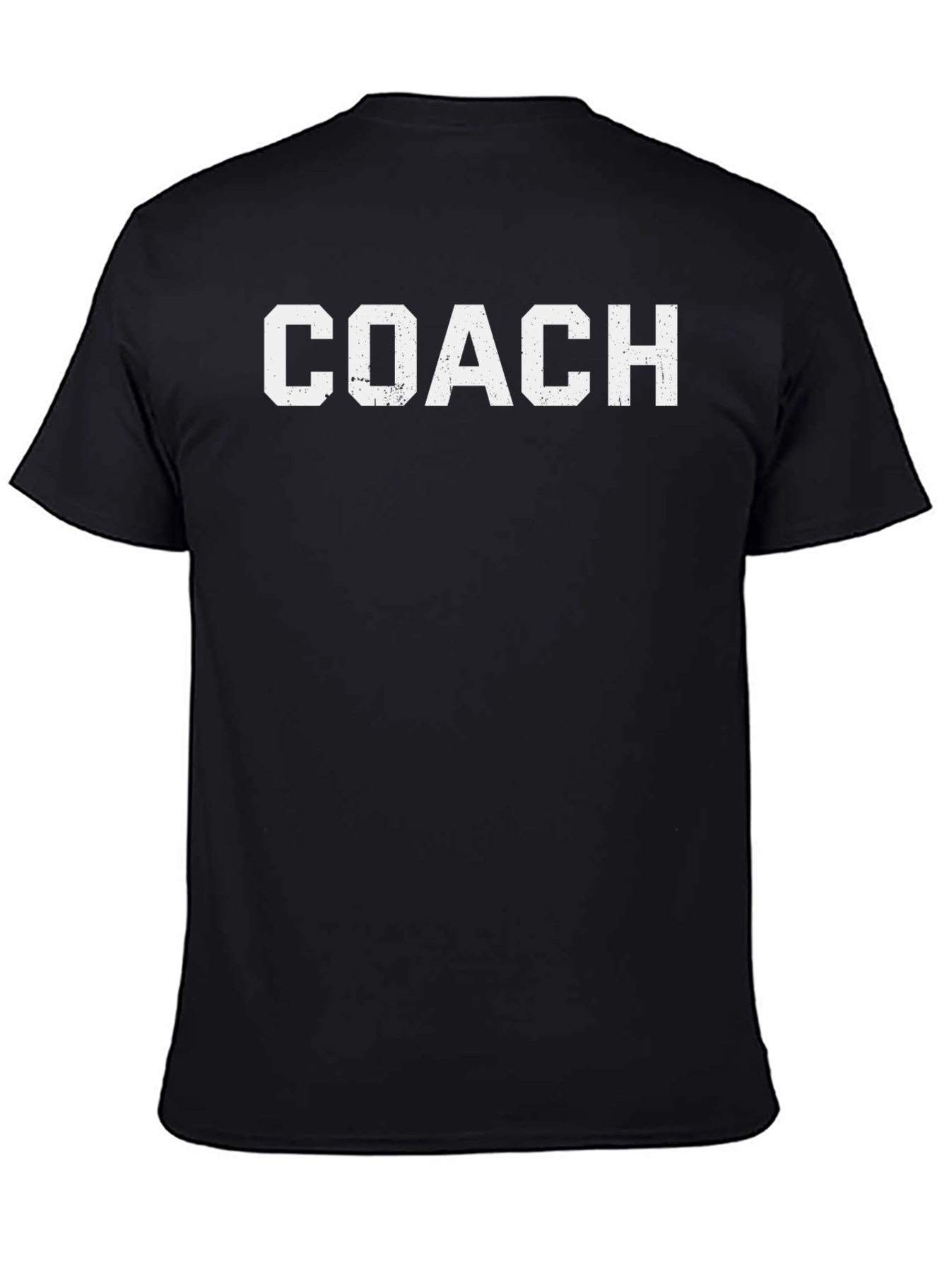 Coach Graphic Tee - Black Cotton T-Shirt