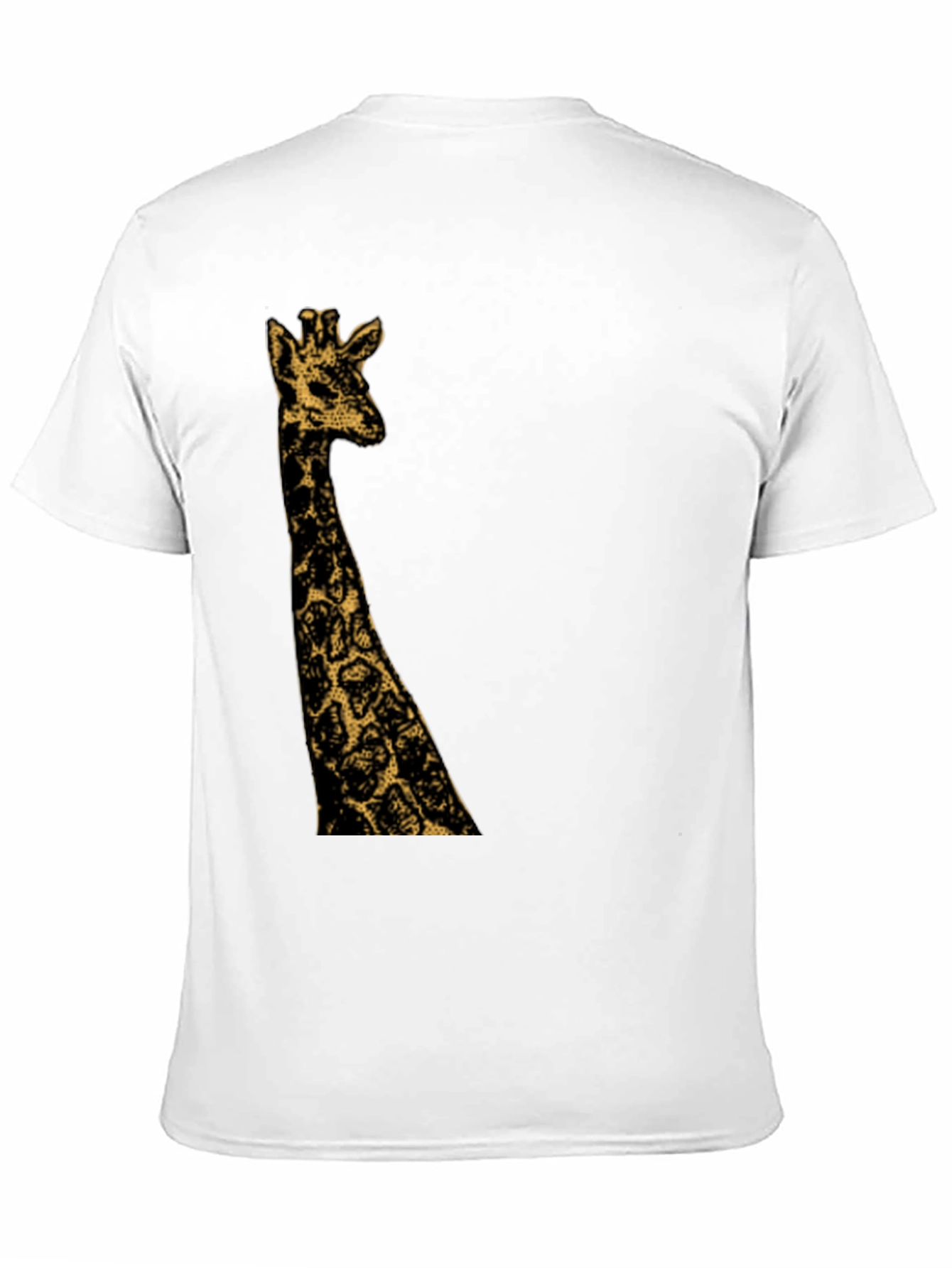 Giraffe Graphic Black T-Shirt - Mens Fashion Tee
