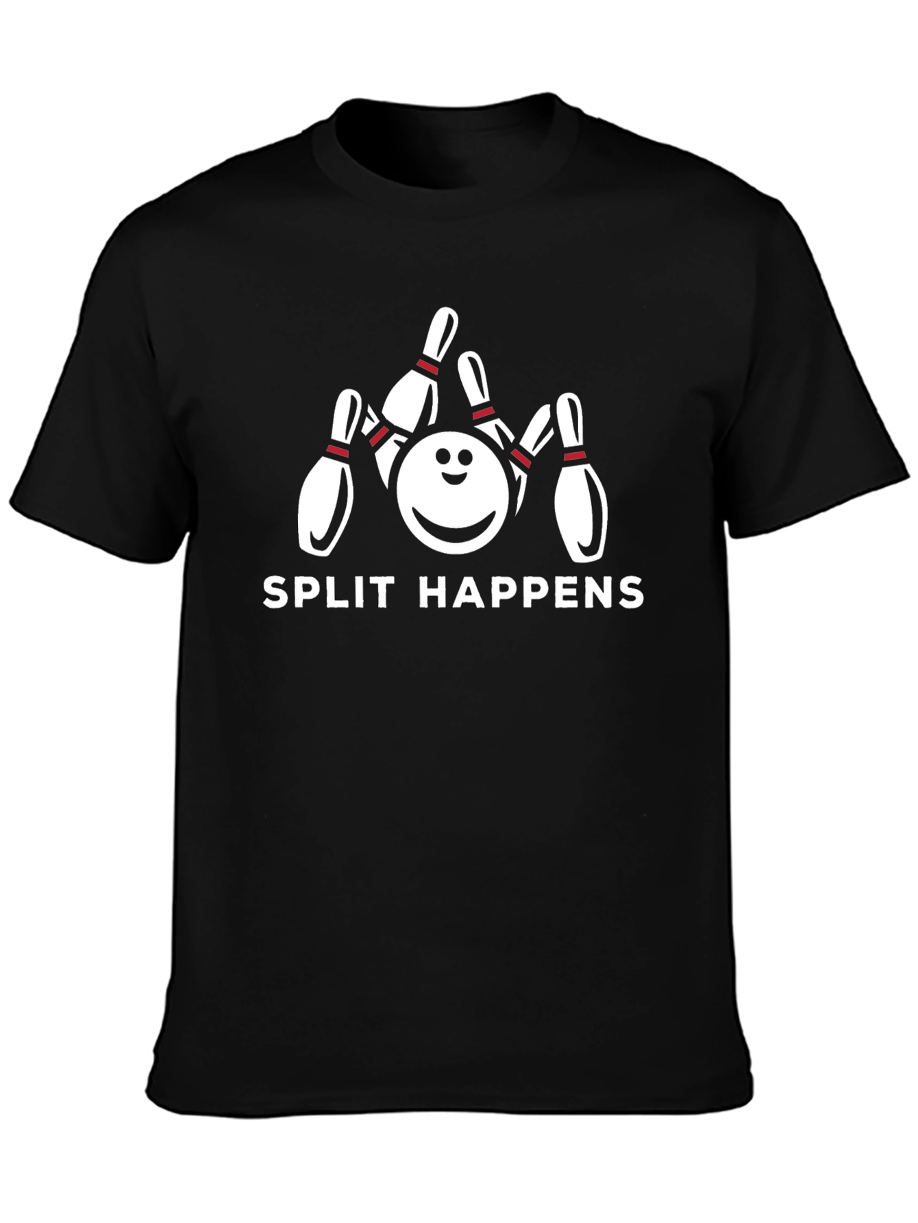 Split Happens Bowling Graphic Tee