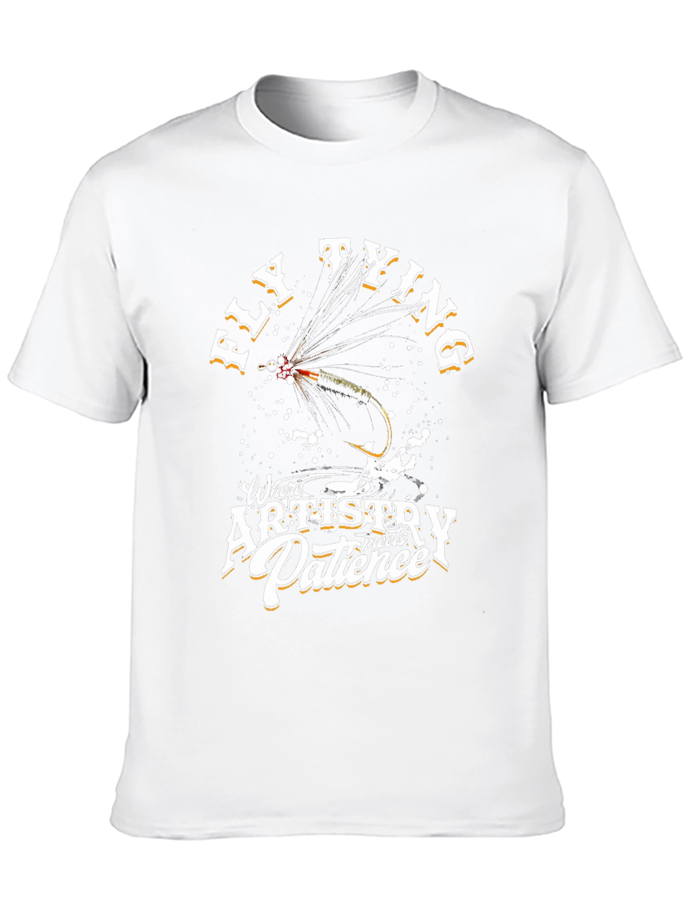 Fly Tying Artistry T-Shirt - Fishing & Hobby Apparel