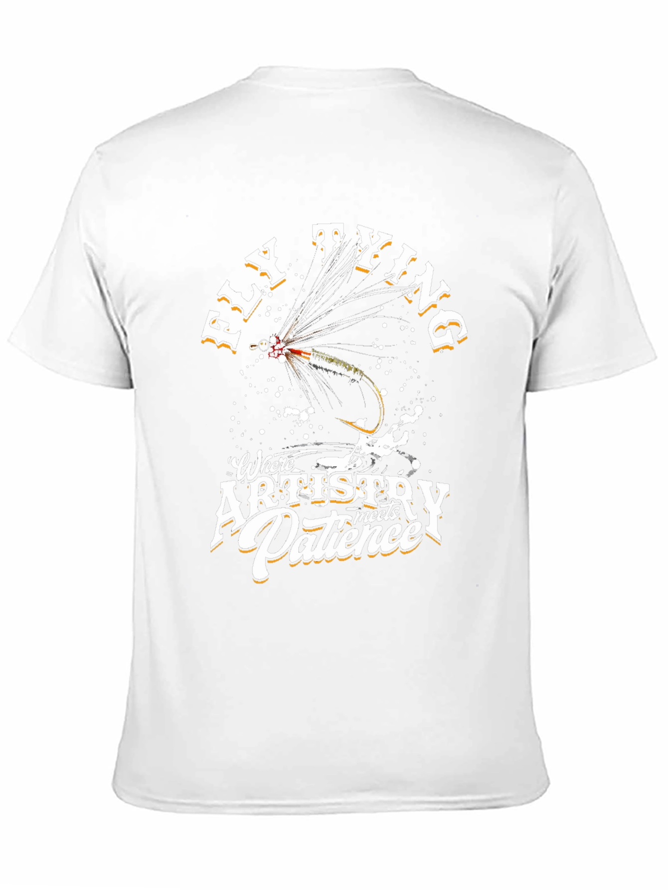 Fly Tying Artistry T-Shirt - Fishing & Hobby Apparel