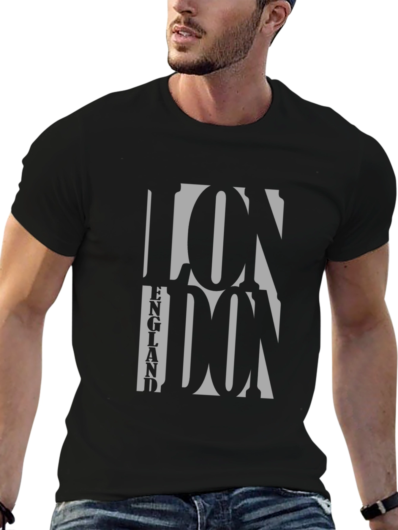 London England Graphic Print Mens T-Shirt