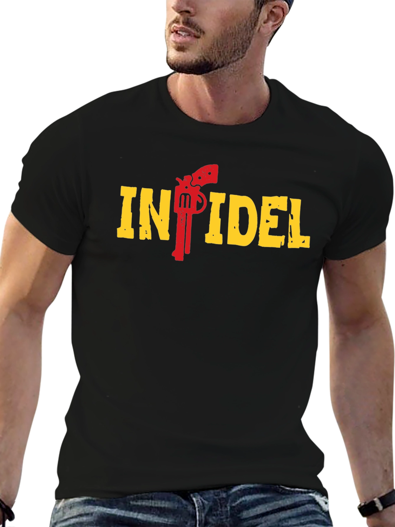 Infidel T-Shirt - Gun Design