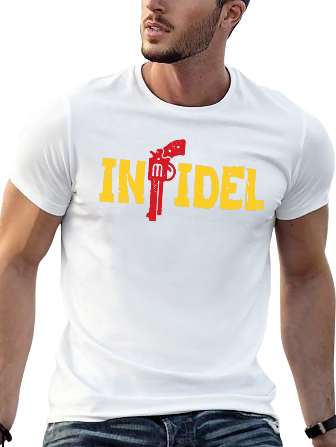 Infidel T-Shirt - Gun Design