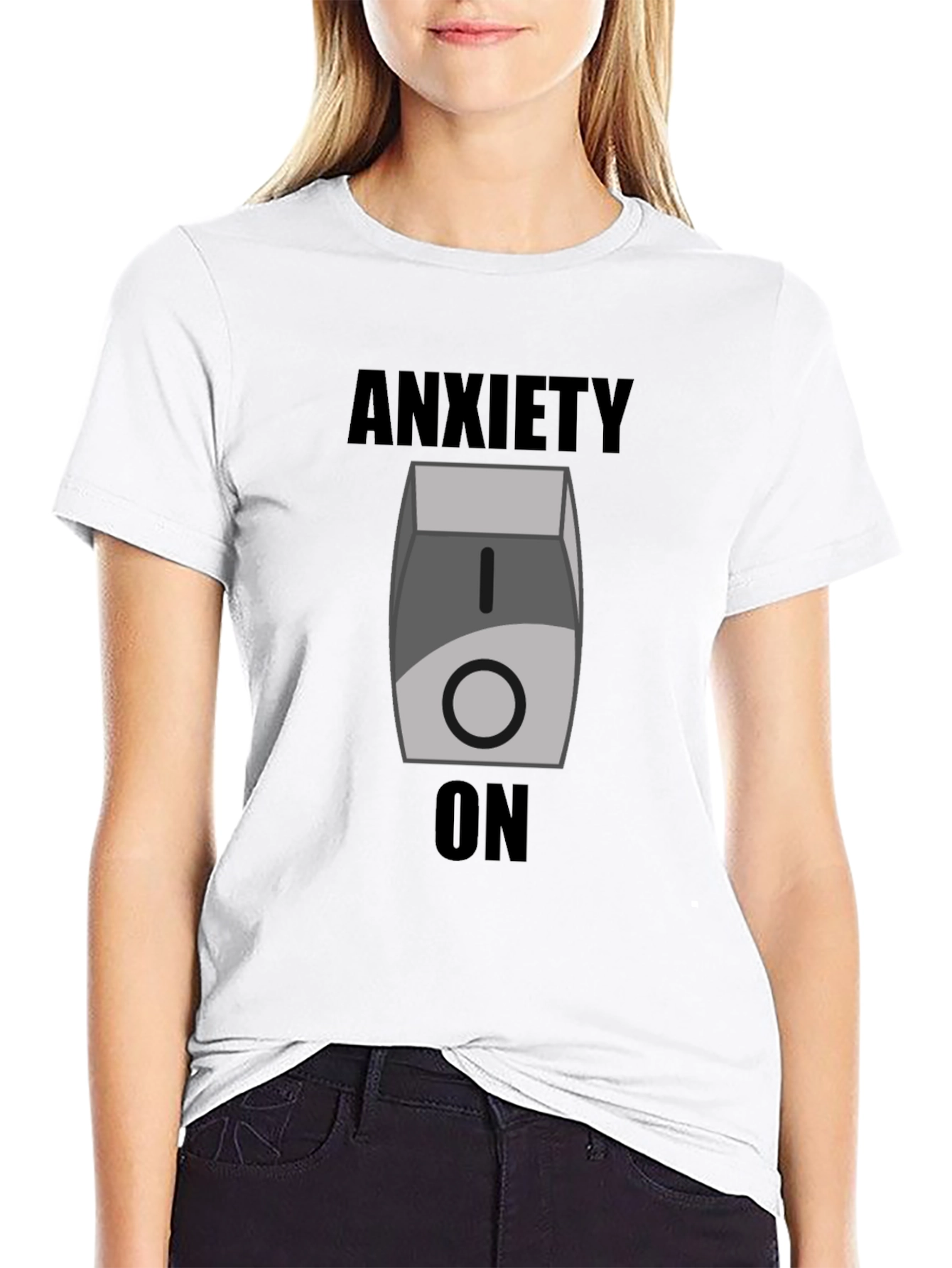 Anxiety ON Graphic Tee - Funny T-Shirt