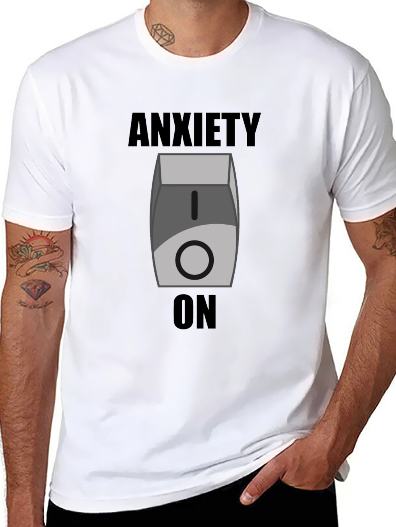 Anxiety ON Graphic Tee - Funny T-Shirt