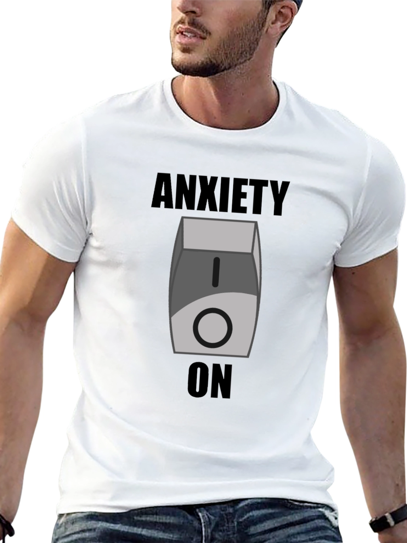 Anxiety ON Graphic Tee - Funny T-Shirt