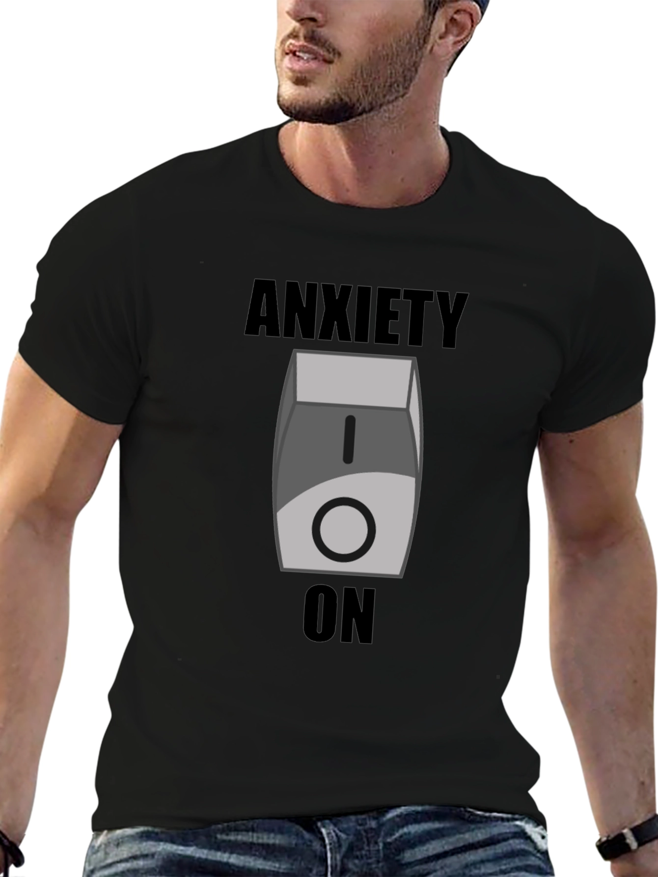 Anxiety ON Graphic Tee - Funny T-Shirt