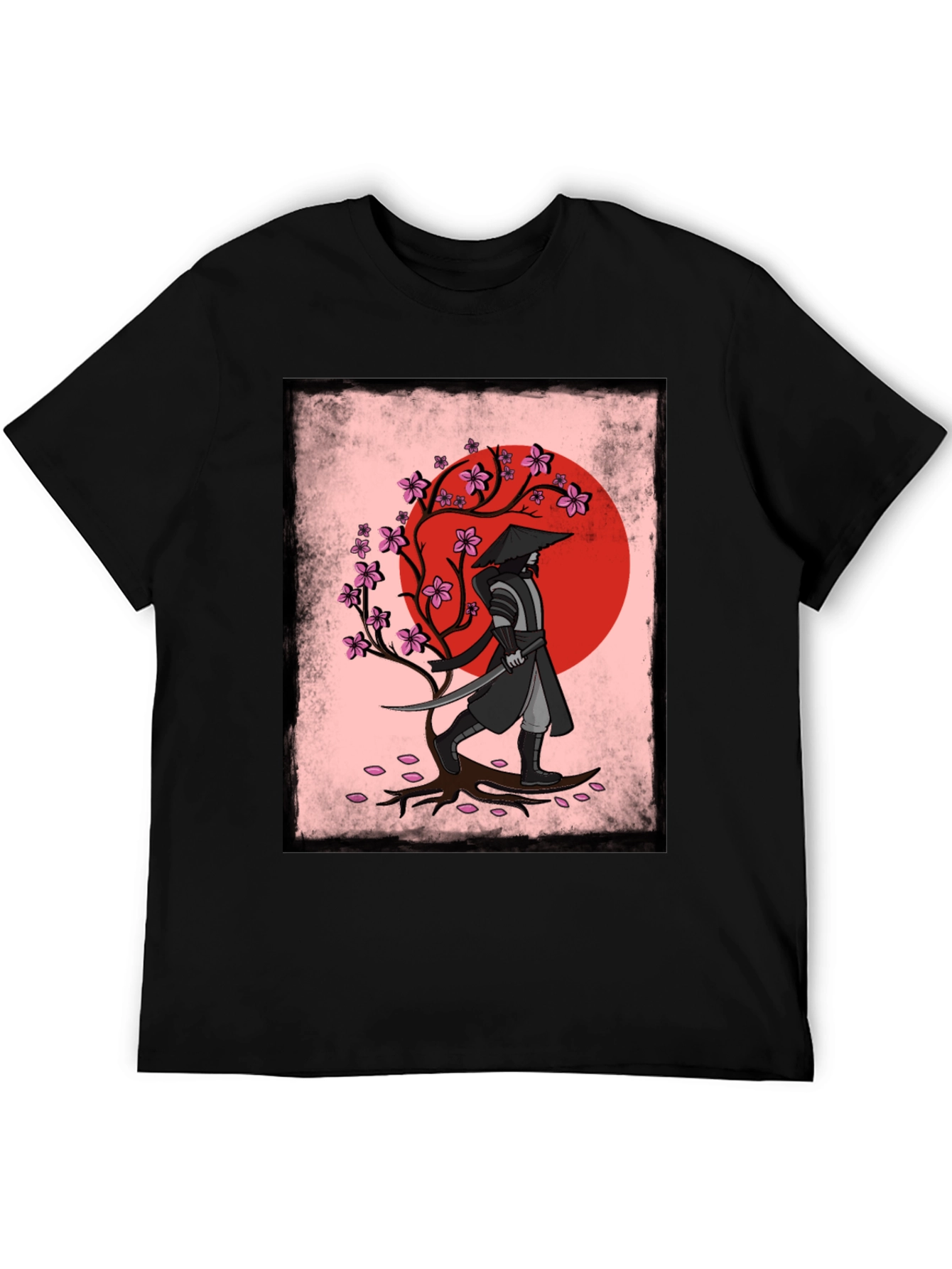 Samurai Warrior Graphic T-Shirt - Japanese Art