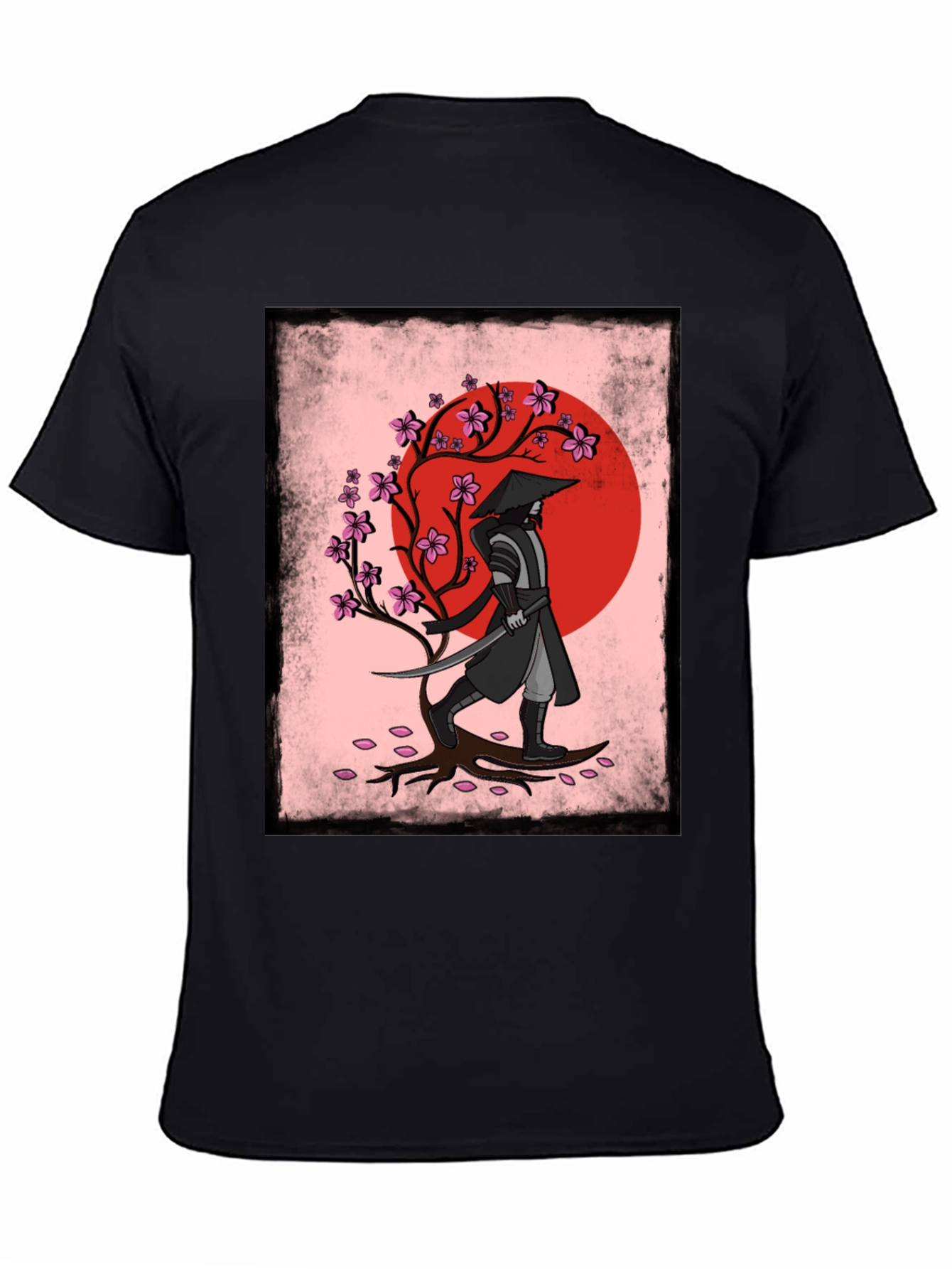 Samurai Warrior Graphic T-Shirt - Japanese Art