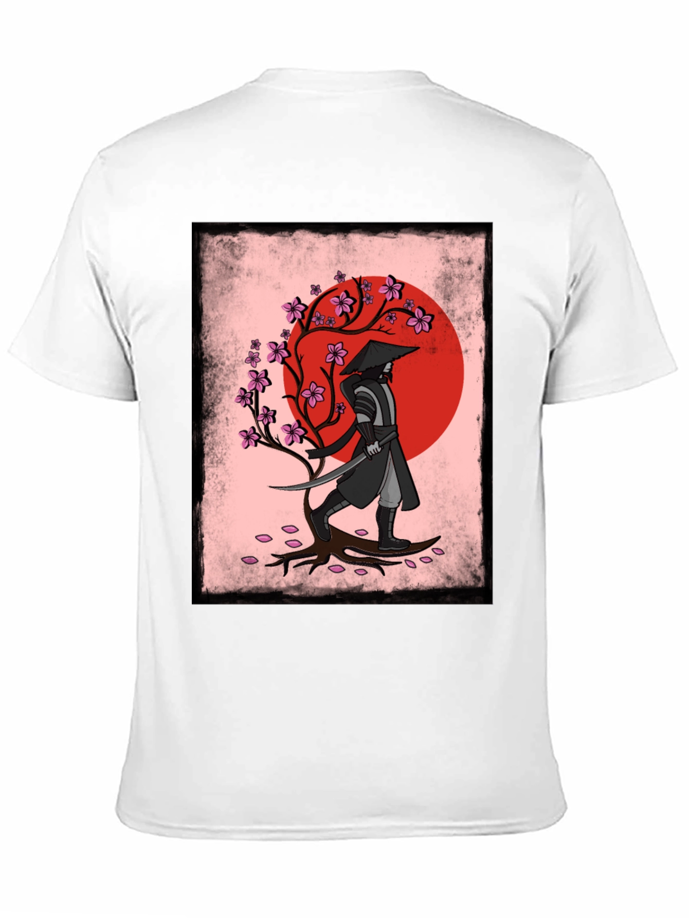 Samurai Warrior Graphic T-Shirt - Japanese Art