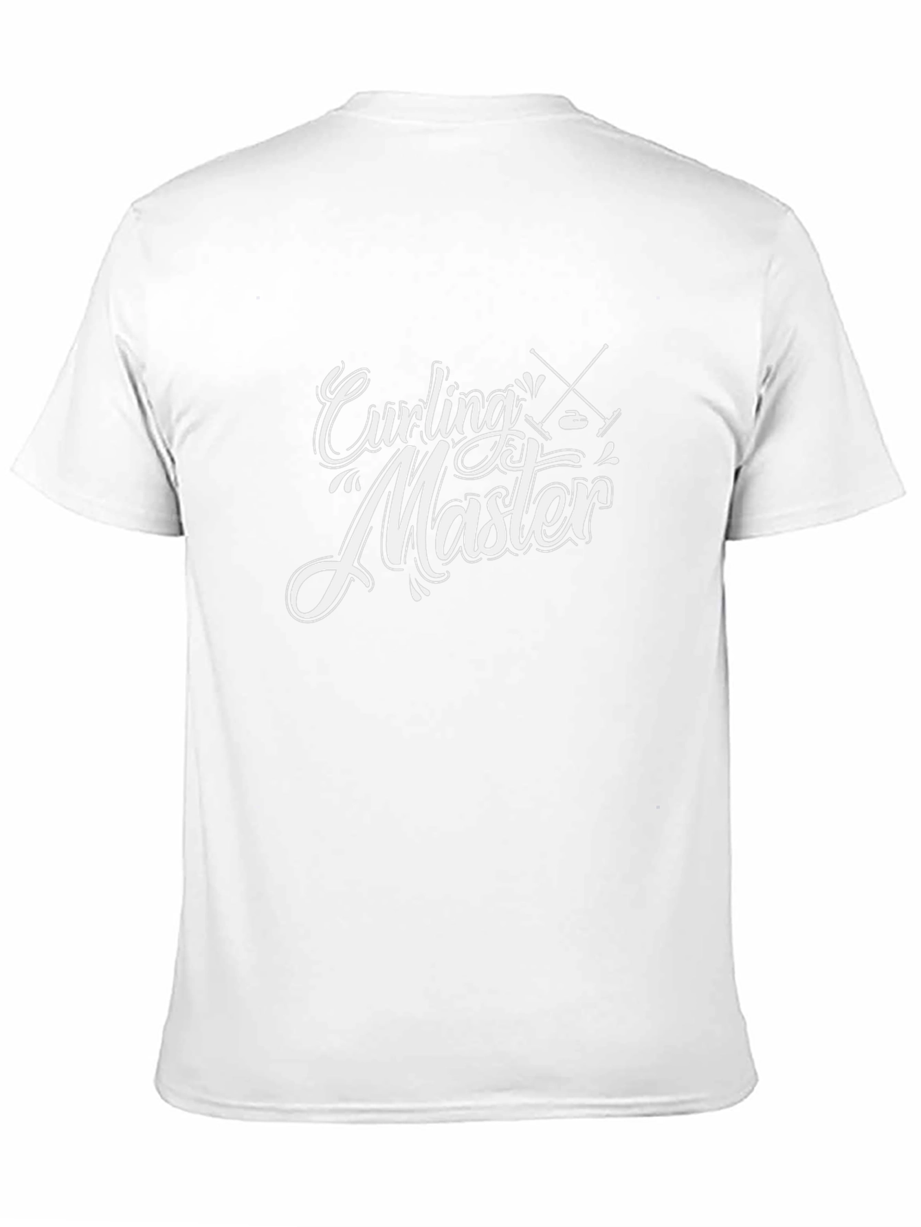 Curling Master T-Shirt - Black Graphic Tee