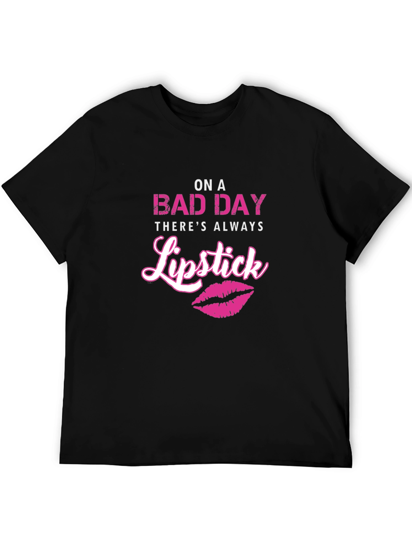Lipstick Bad Day Graphic T-Shirt