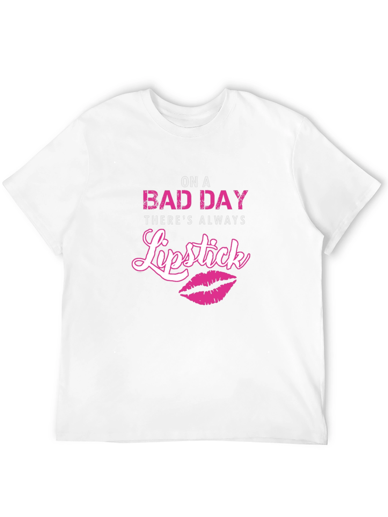 Lipstick Bad Day Graphic T-Shirt