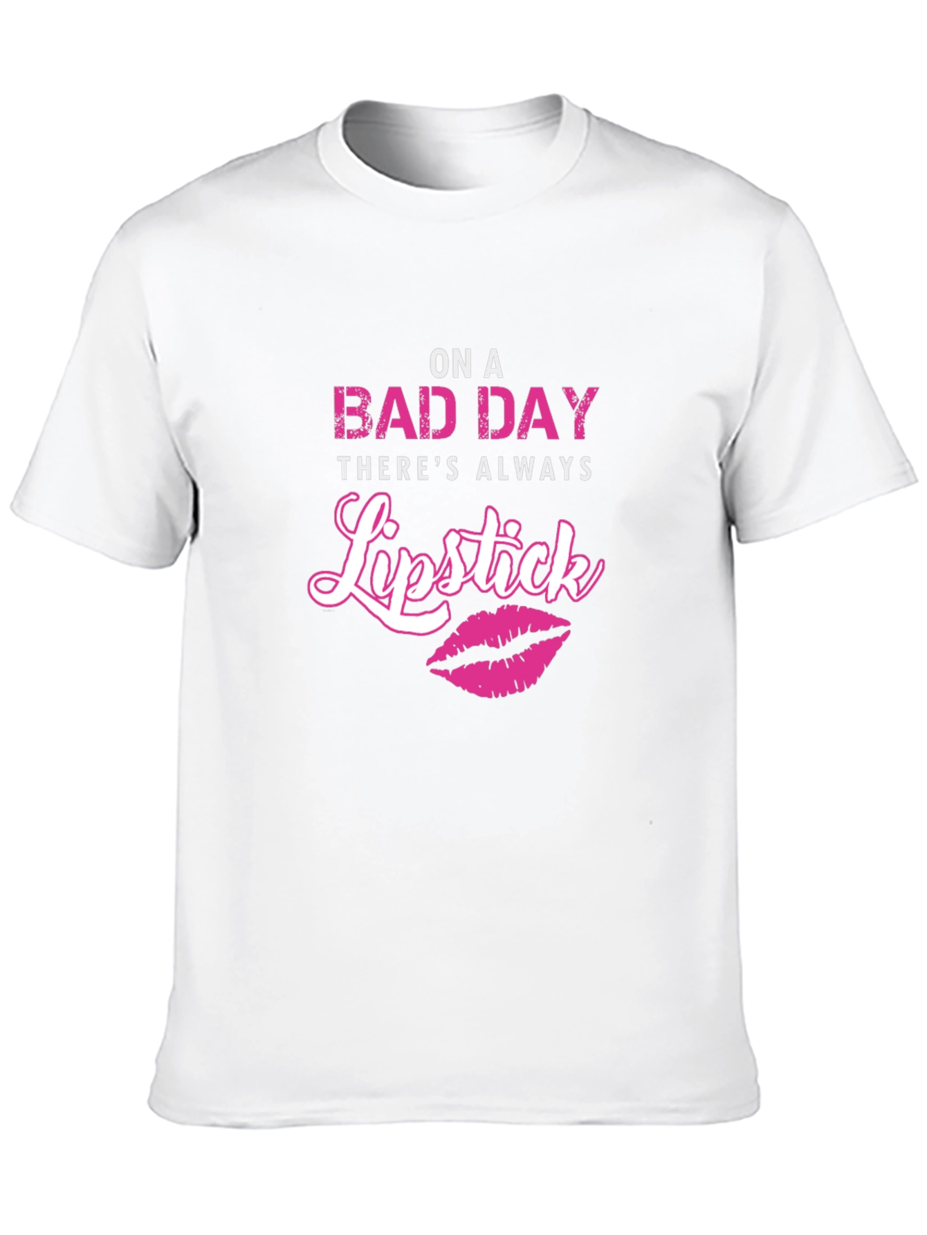 Lipstick Bad Day Graphic T-Shirt