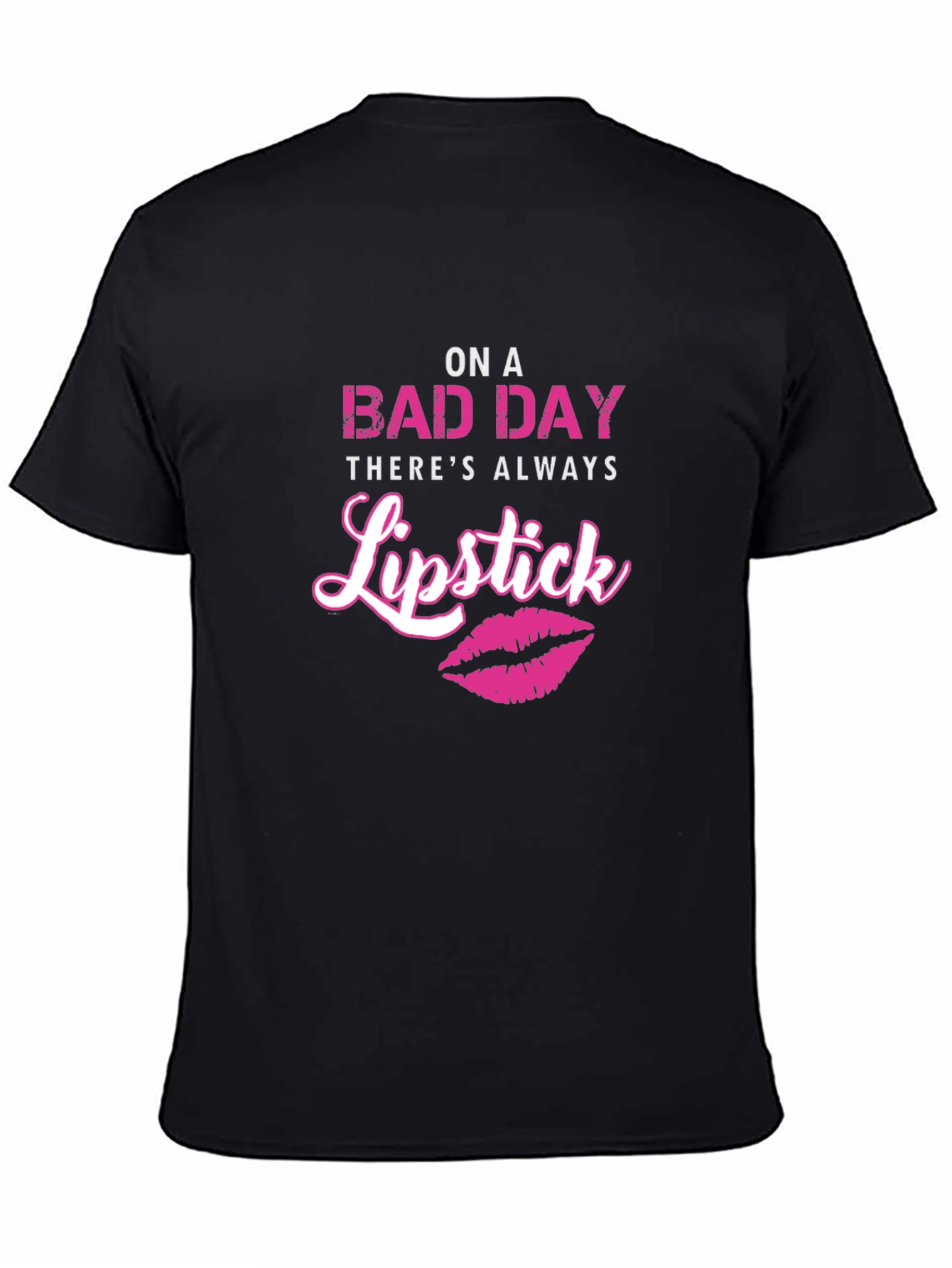 Lipstick Bad Day Graphic T-Shirt
