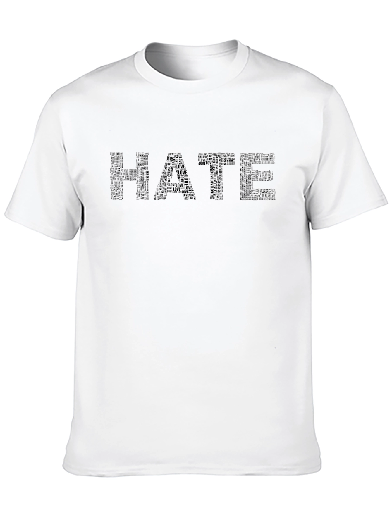 Hate/Love Word Art T-Shirt