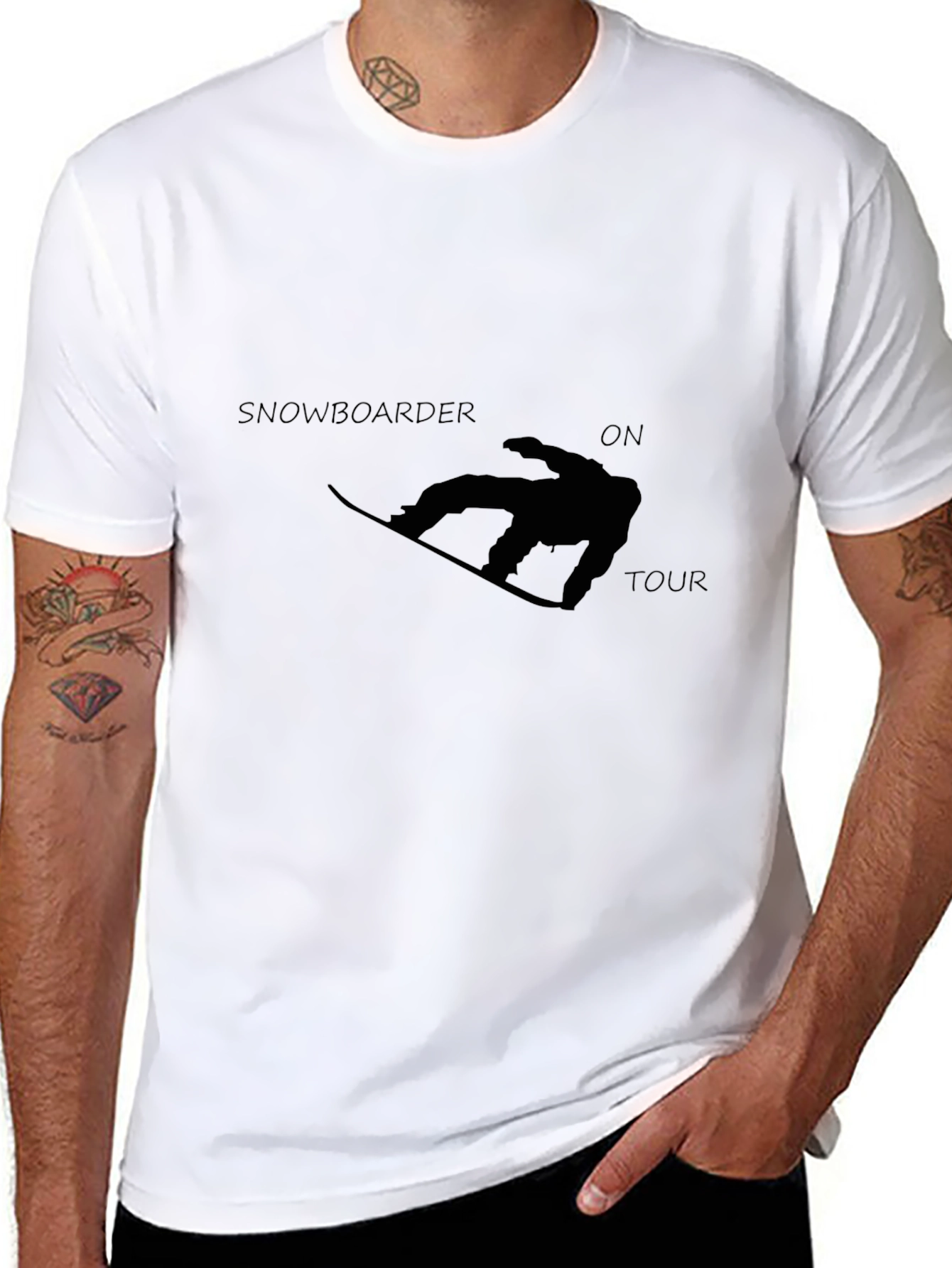 Snowboarder On Tour Graphic T-Shirt