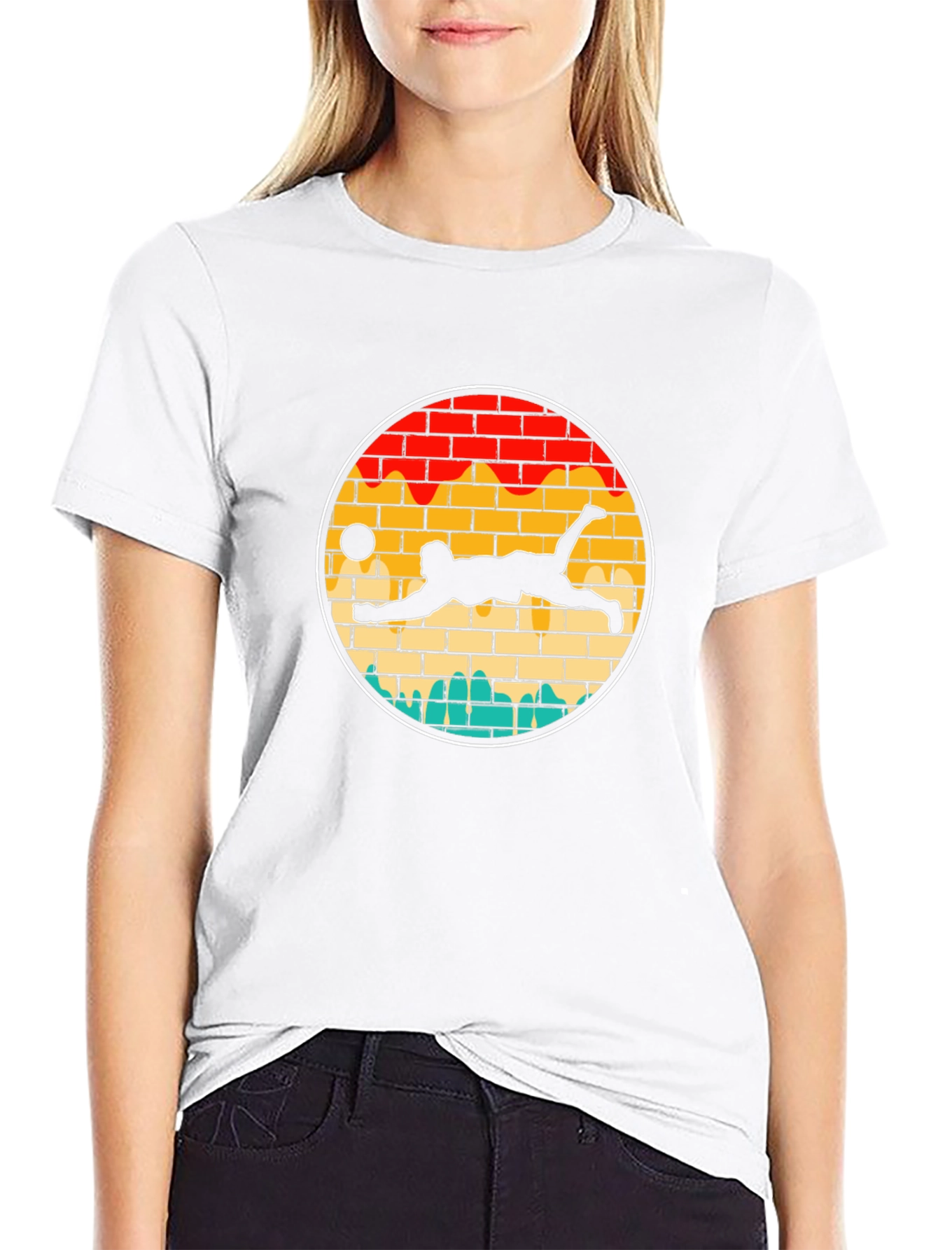 Volleyball Player Sunset T-Shirt