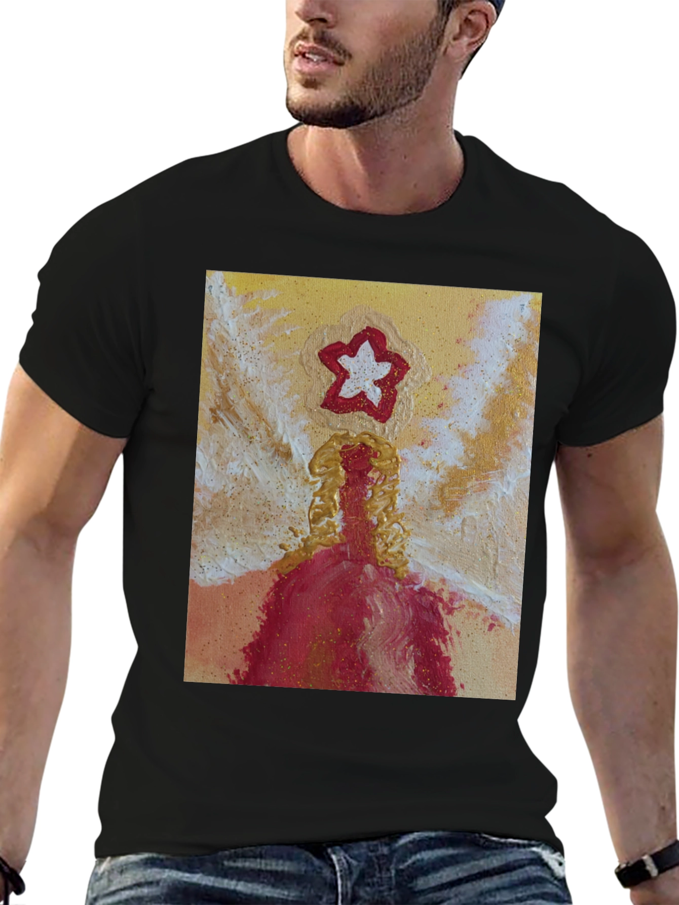 Angel Art Graphic T-Shirt