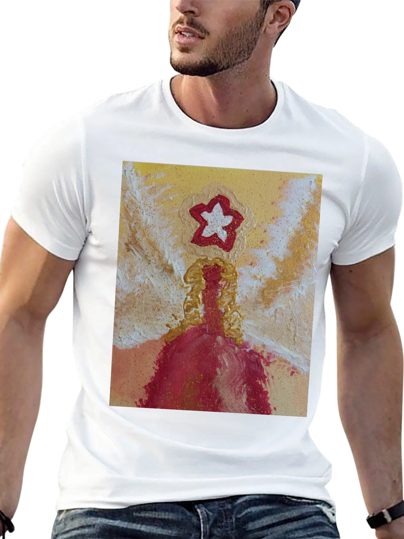 Angel Art Graphic T-Shirt