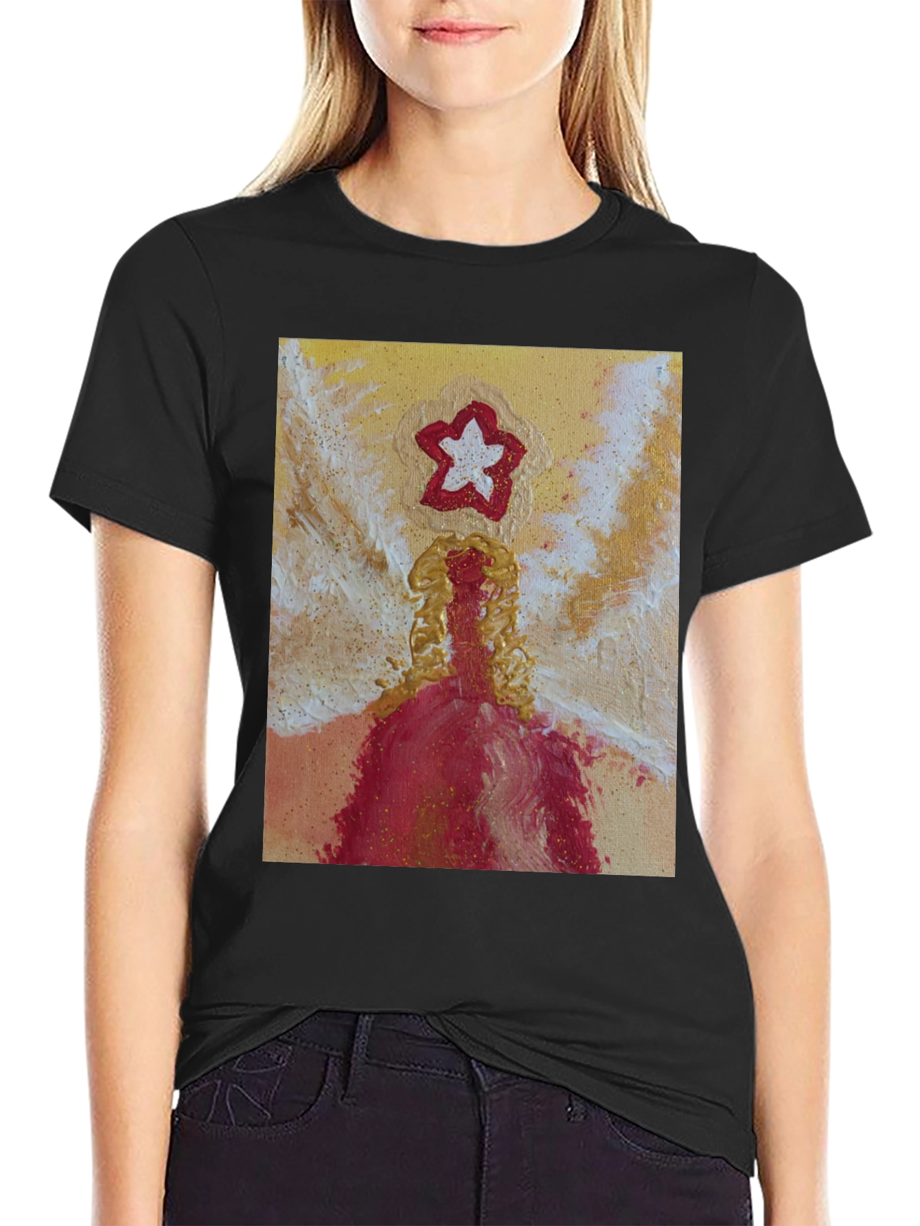 Angel Art Graphic T-Shirt