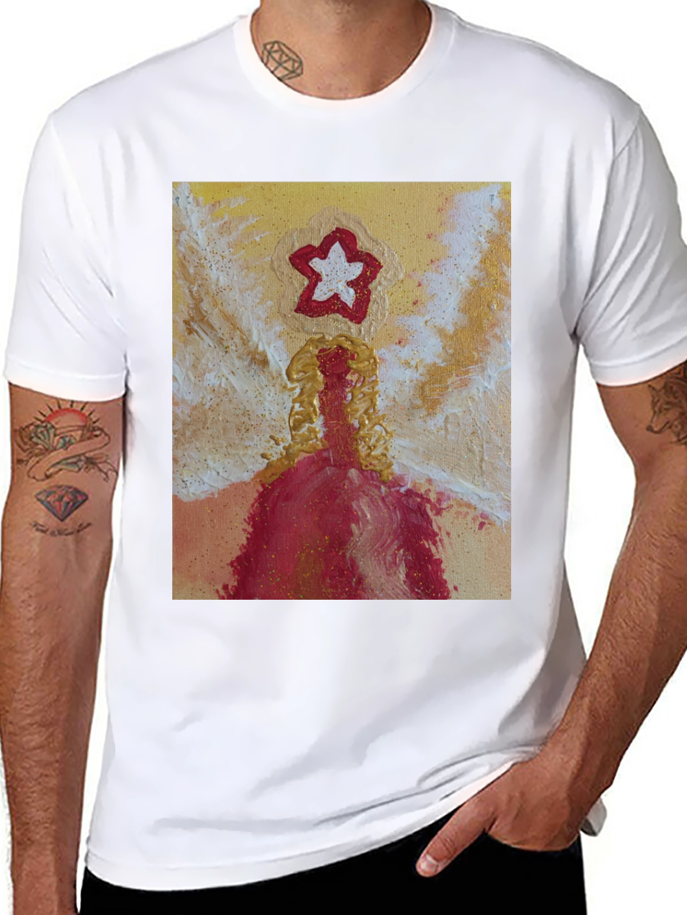 Angel Art Graphic T-Shirt