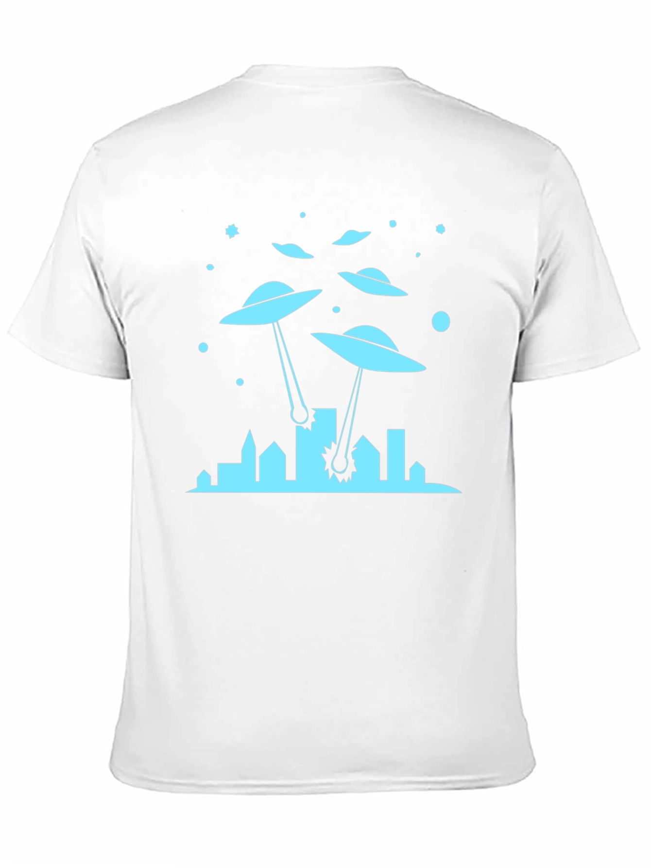 UFO Invasion T-Shirt - Sci-Fi Alien Attack