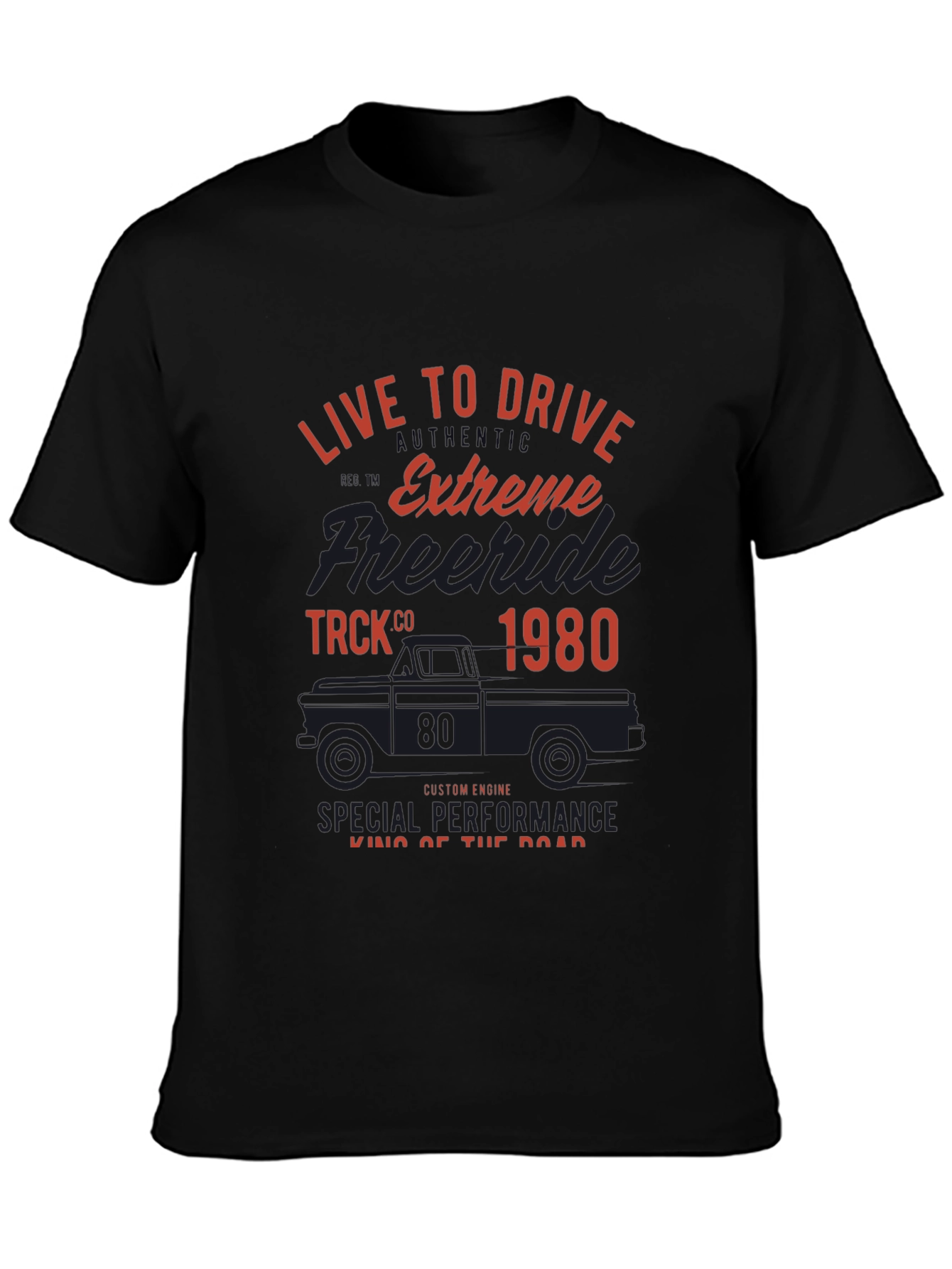 Live to Drive 1980 Truck Graphic Tee