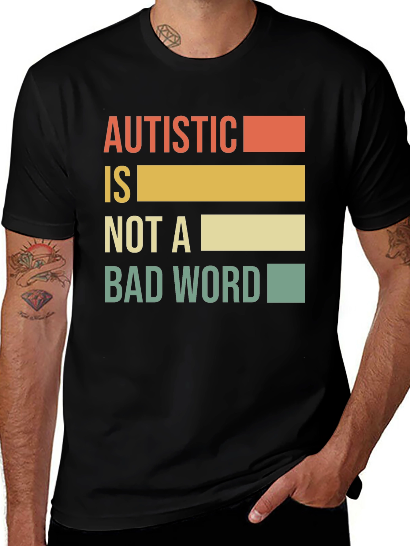 Autistic Is Not A Bad Word Tee