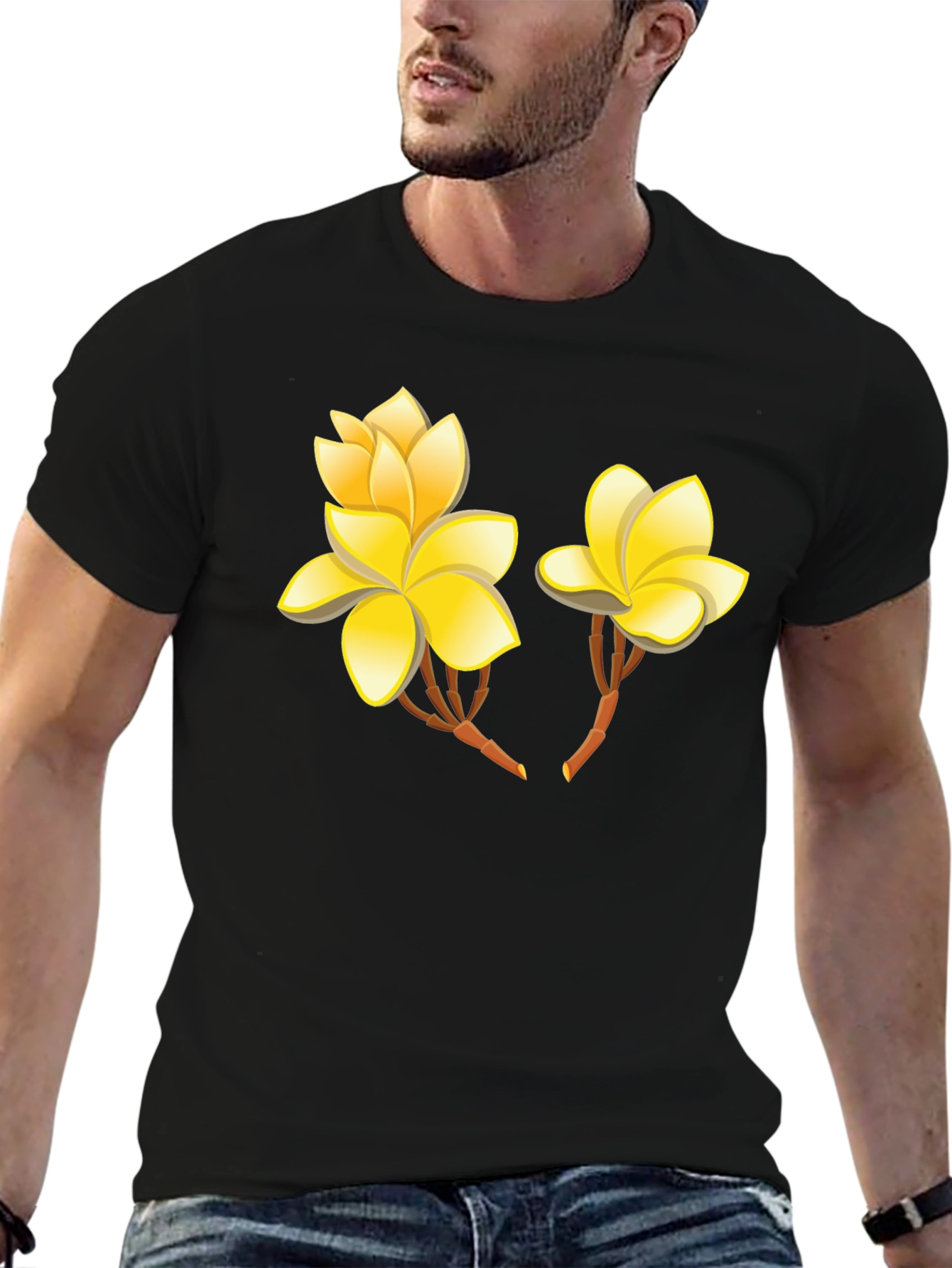 Floral Graphic Tee - Exotic Flower Print