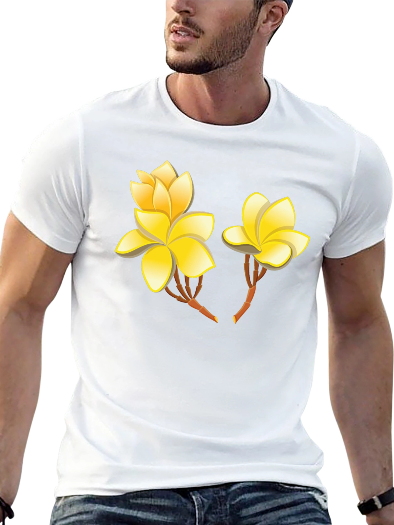 Floral Graphic Tee - Exotic Flower Print