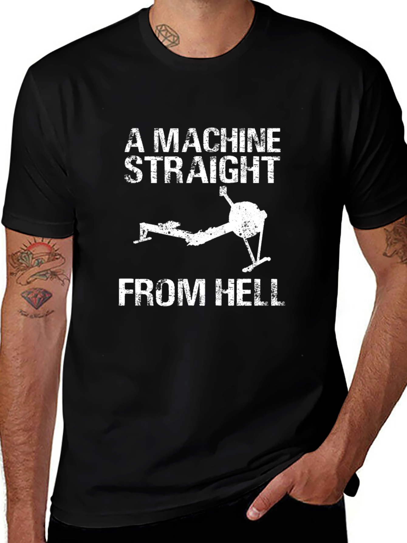 Machine From Hell Rowing T-Shirt
