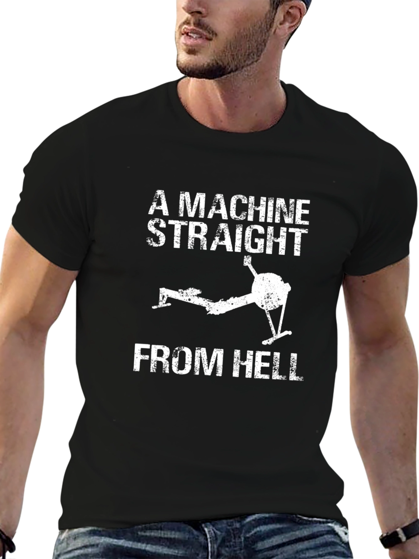 Machine From Hell Rowing T-Shirt