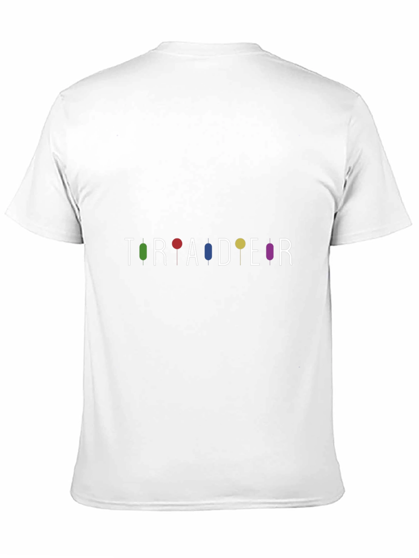 Trader Candlestick Chart T-Shirt - Black Cotton Blend