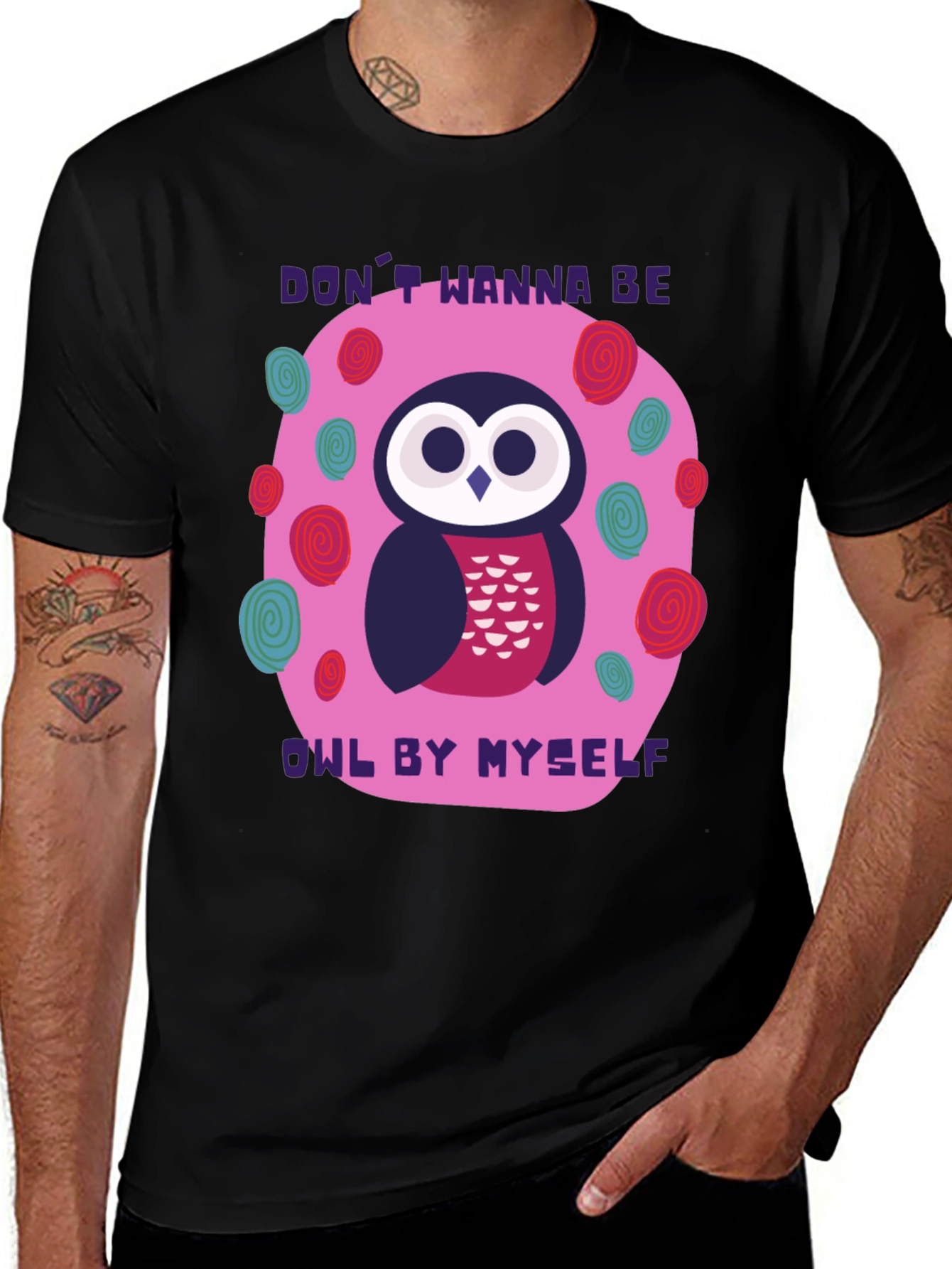 Dont Wanna Be Owl By Myself T-Shirt