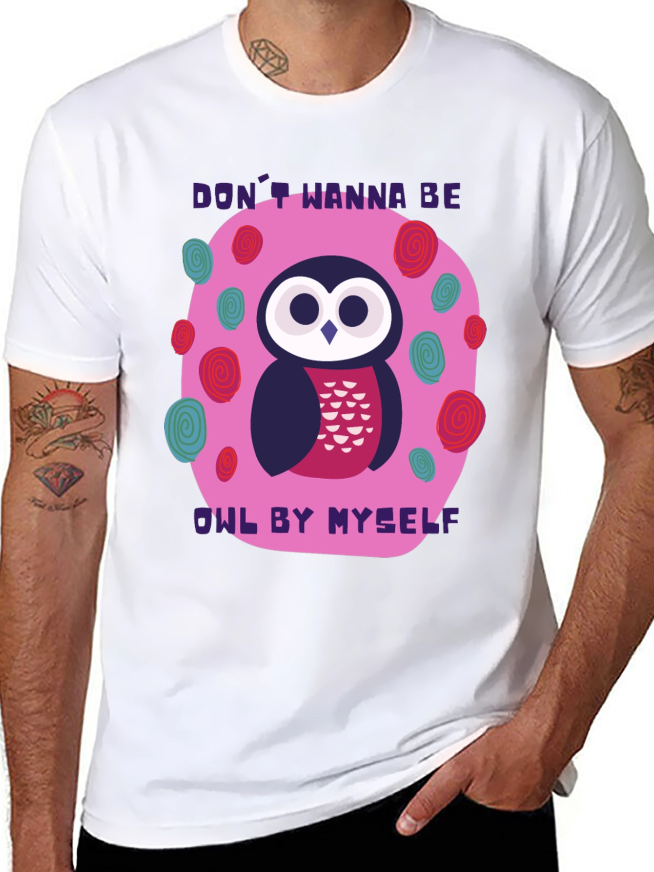 Dont Wanna Be Owl By Myself T-Shirt