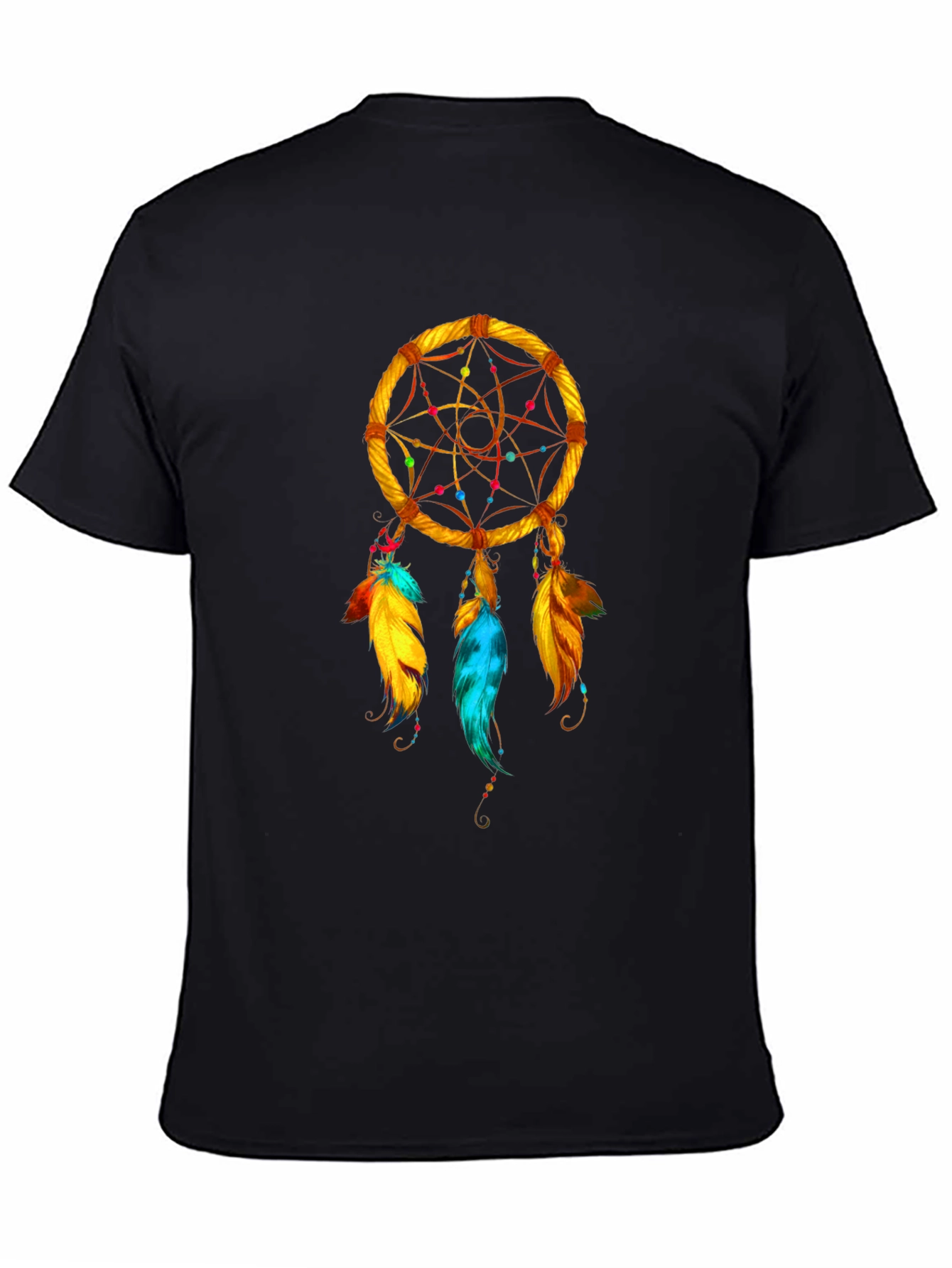 Dream Catcher Graphic Tee - Stylish Black T-Shirt