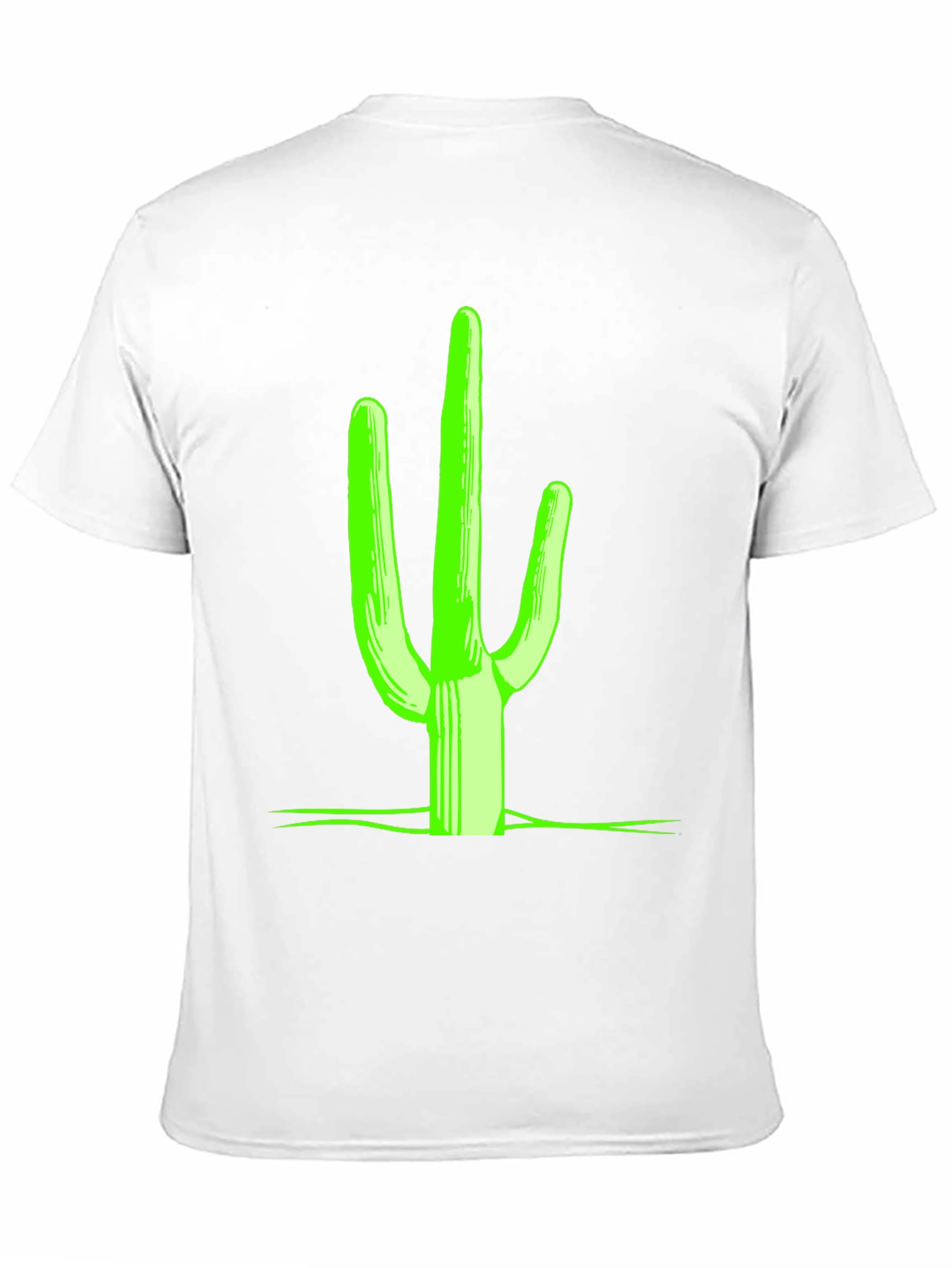 Neon Cactus Graphic Tee - Desert Style