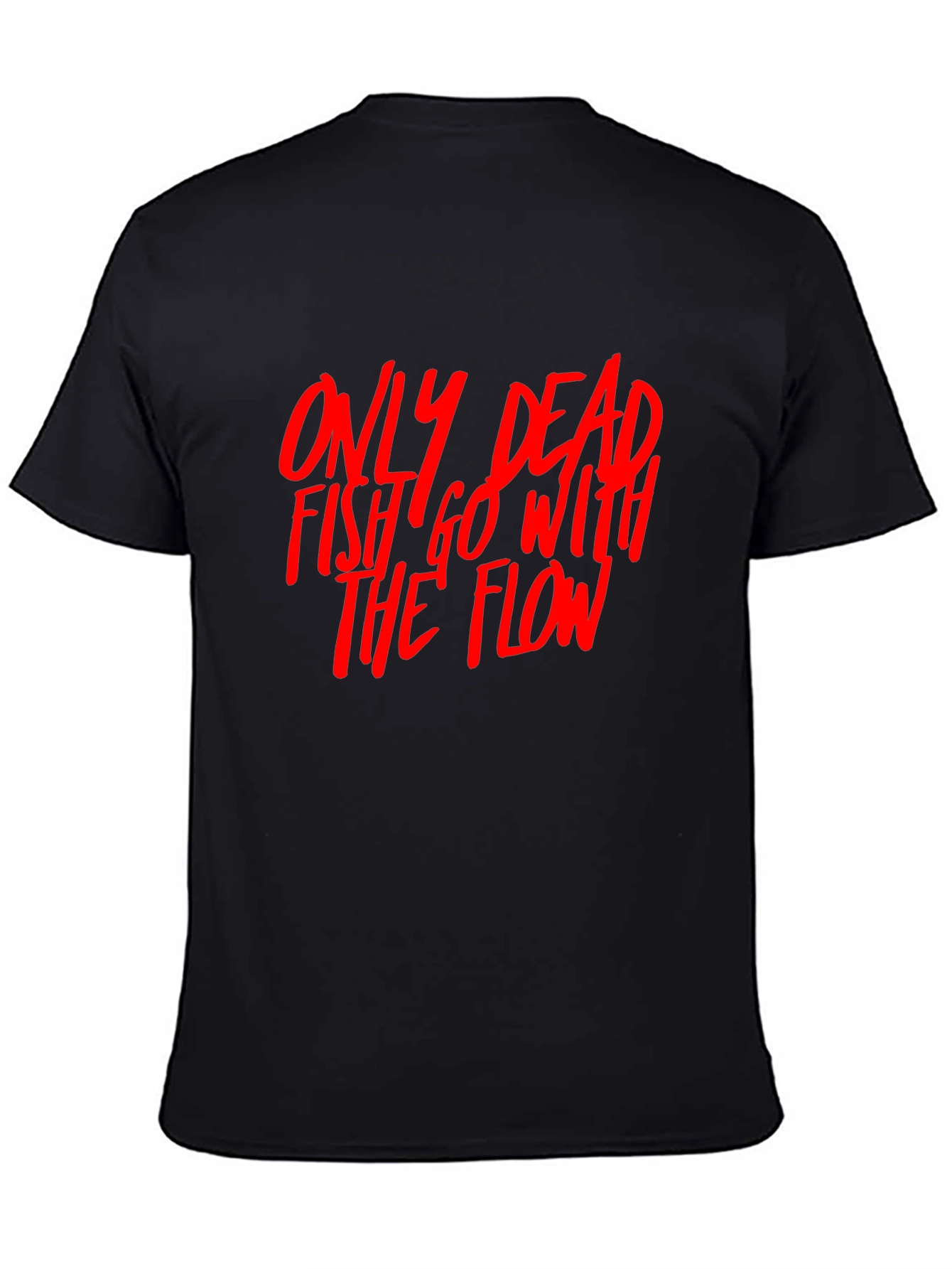 Dead Fish Flow Graphic Tee - Black